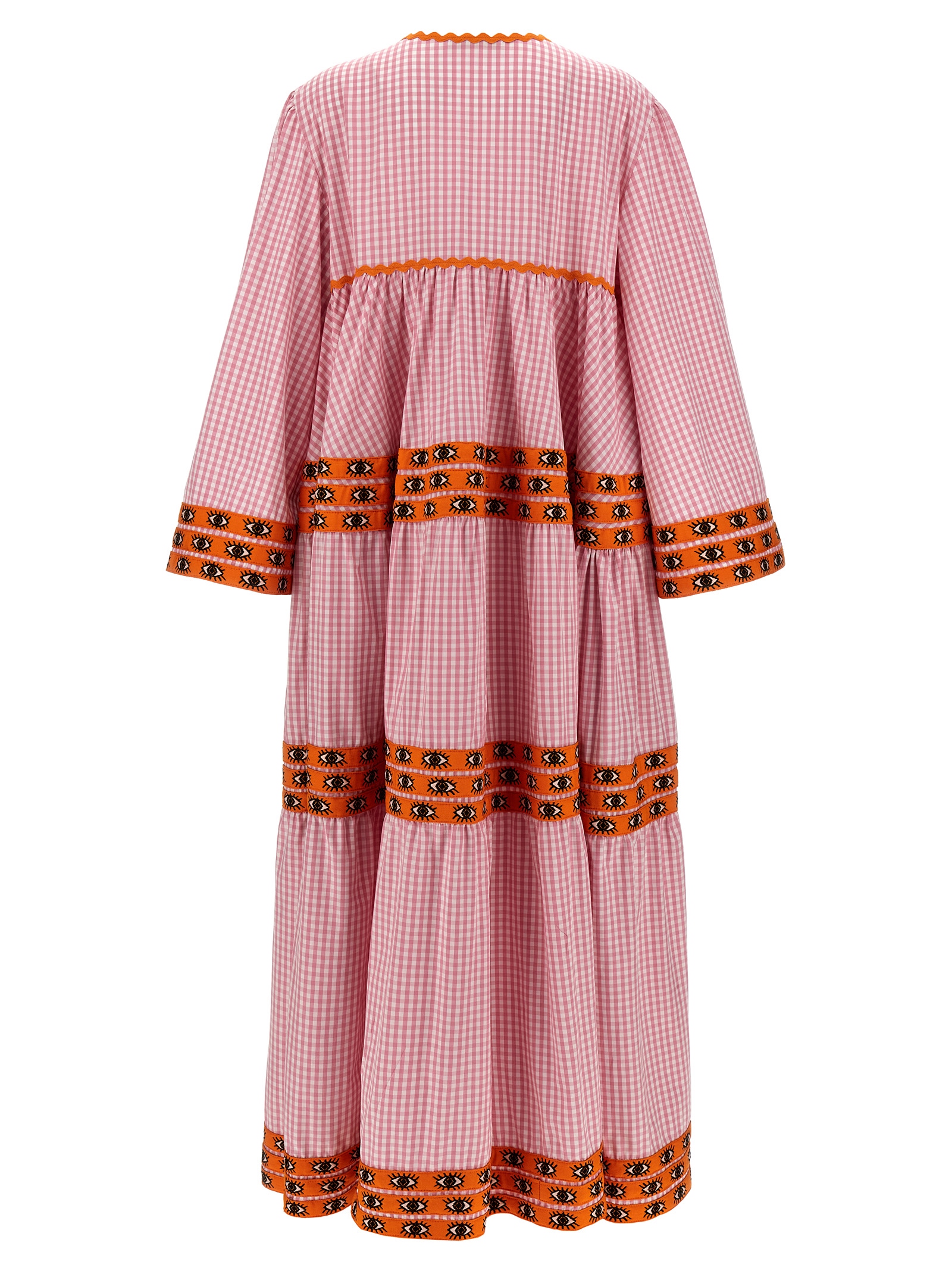 'Ydra' dress HYDRA324PINKCHECKORANGEEYES (FLORA SARDALOS / ワンピース・ドレス・オールインワン ) | FLORA SARDALOS (フローラ サルダロス)(1)