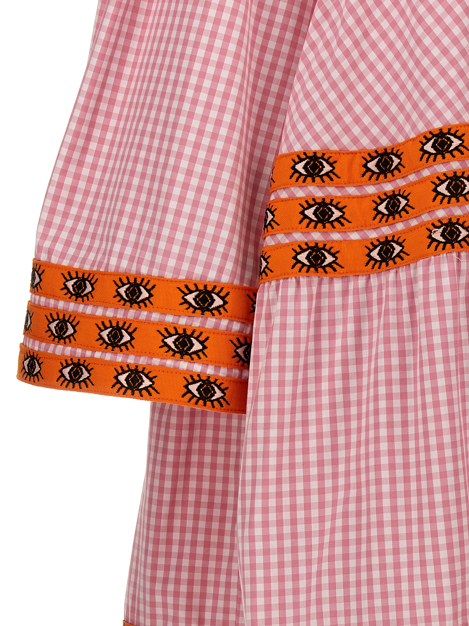 'Ydra' dress HYDRA324PINKCHECKORANGEEYES (FLORA SARDALOS / ワンピース・ドレス・オールインワン ) | FLORA SARDALOS (フローラ サルダロス)(3)
