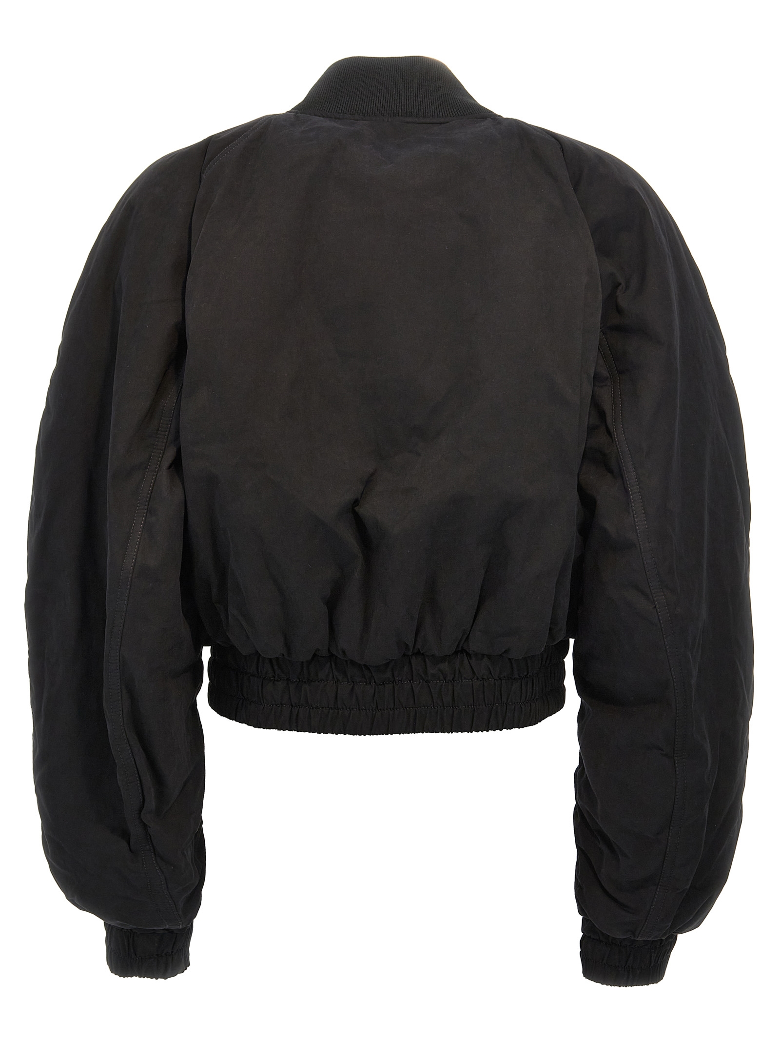 'Sierra' cropped bomber jacket T162015ATNC171BLACK (THE ANDAMANE / カジュアルジャケット・ベスト ) | THE ANDAMANE (アンダマン)(1)