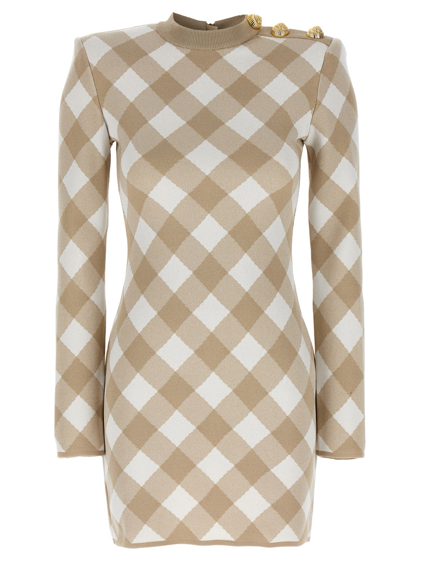 Vichy dress DF0R8739KH56GVQ (Balmain / ワンピース・ドレス・オールインワン ) | Balmain (バルマン)