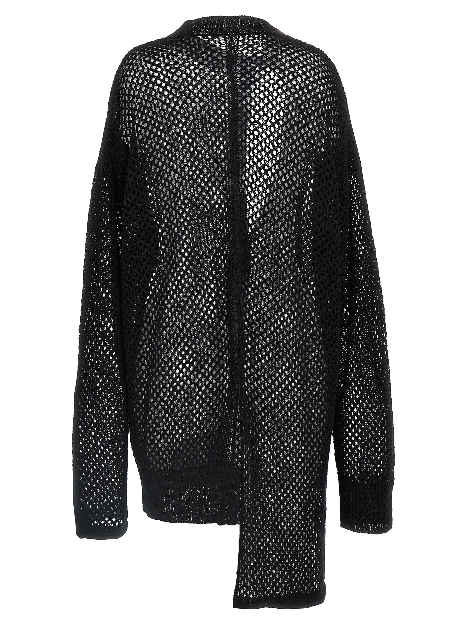 Asymmetrical cardigan HPK75095BLACK2 (Yohji Yamamoto / ニット・セーター・カーディガン ) | Yohji Yamamoto (ヨウジヤマモト)(1)