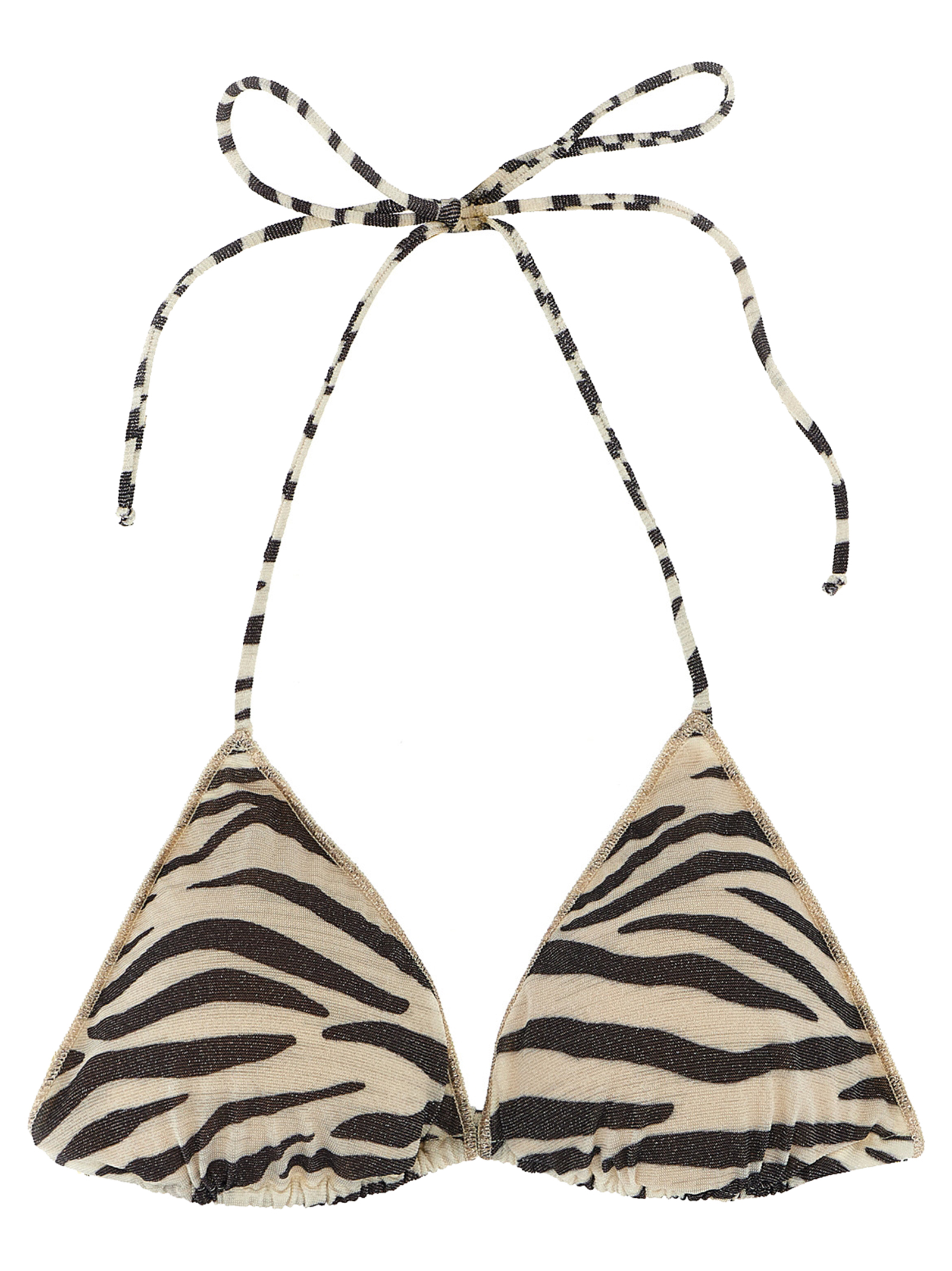 'Leah' bikini top LEAHLUREXZEBRACOLOR11 (MC2 SAINT BARTH / スイムウェア ) | MC2 SAINT BARTH (エムシーツーセイントバース)