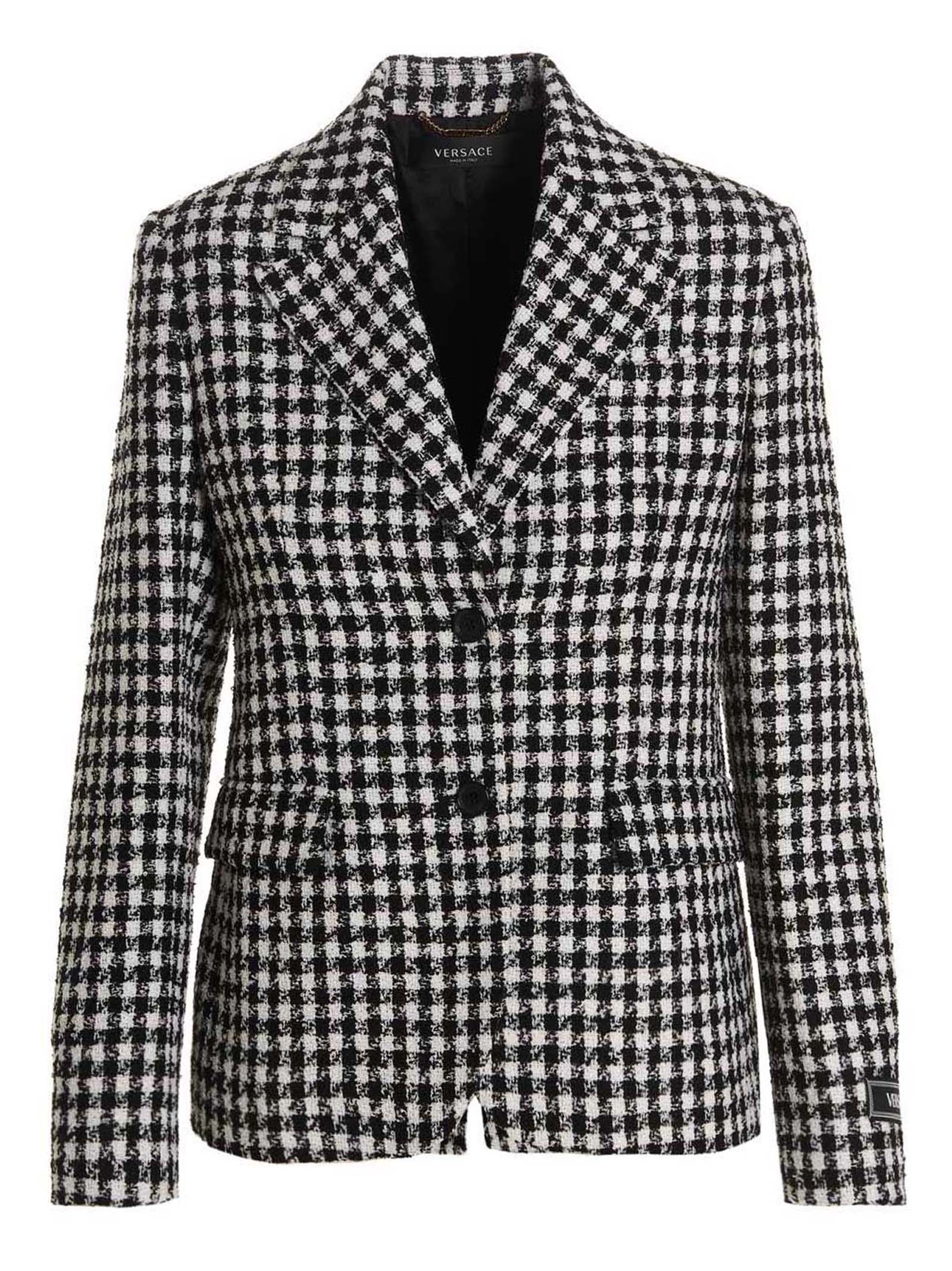 Tweed wool blazer jacket 10070691A053342W020 (VERSACE / スーツ・ジャケット ) | VERSACE (ヴェルサーチェ)
