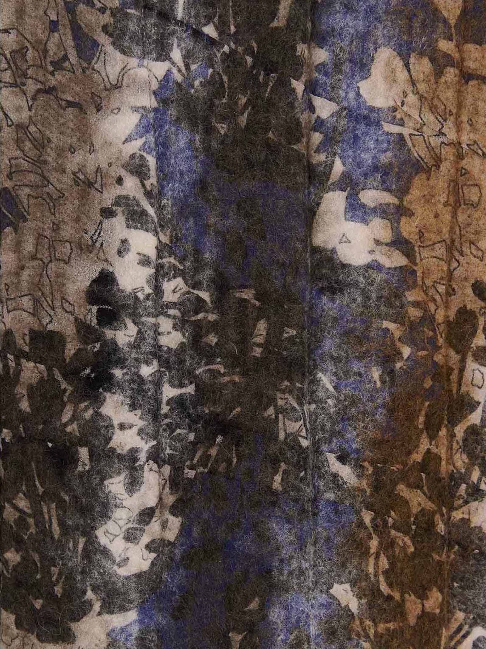 'Quilted Dommboh' vest DMBD022LISKLITCHENANDLILACPLANTSILK (VITELLI / カジュアルジャケット・ベスト ) | VITELLI (ヴィテッリ)(3)