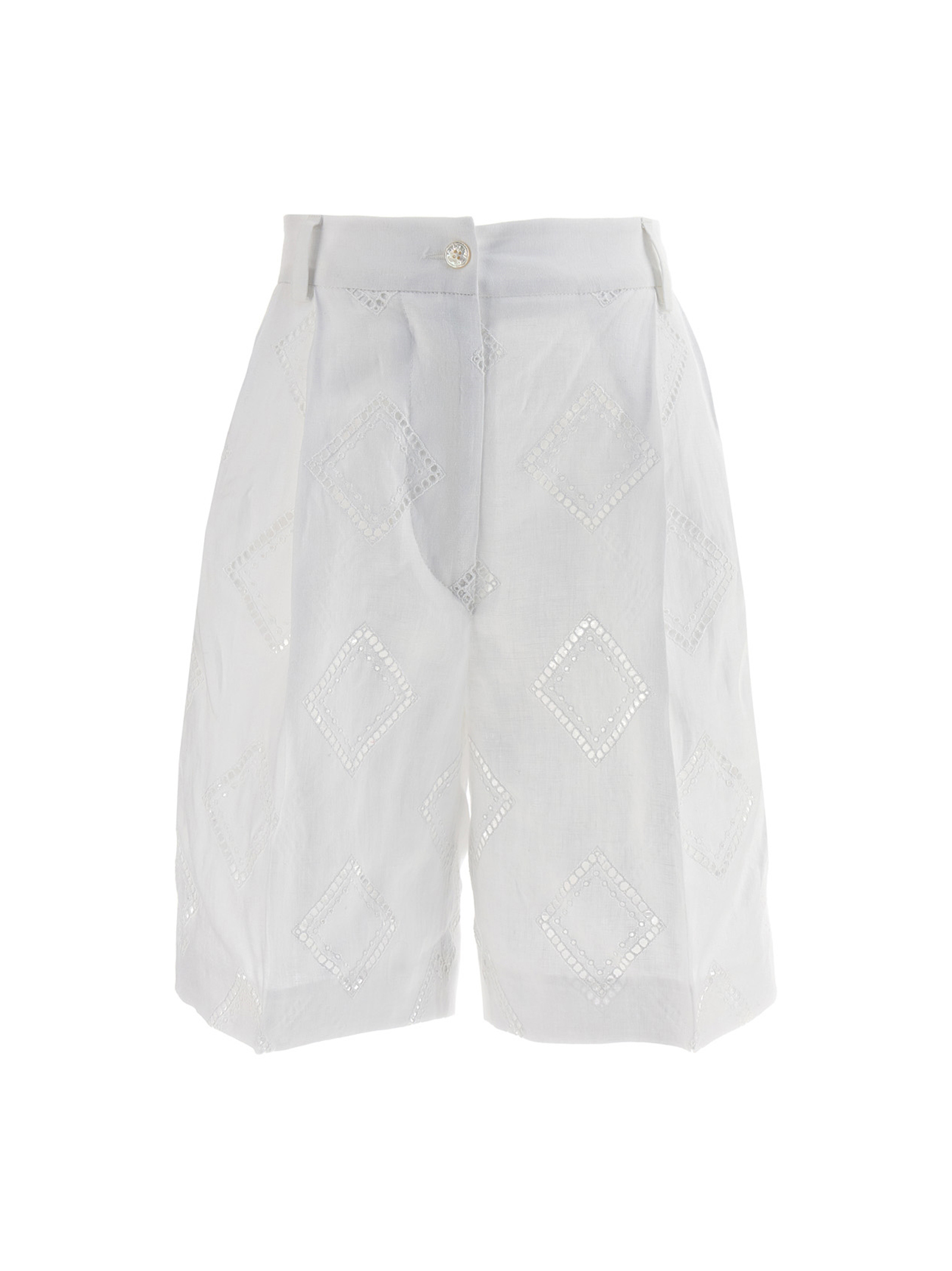 Embroidered linen bermuda shorts D48107K0990B0100S (Kiton / ショートパンツ ) | Kiton (キートン)