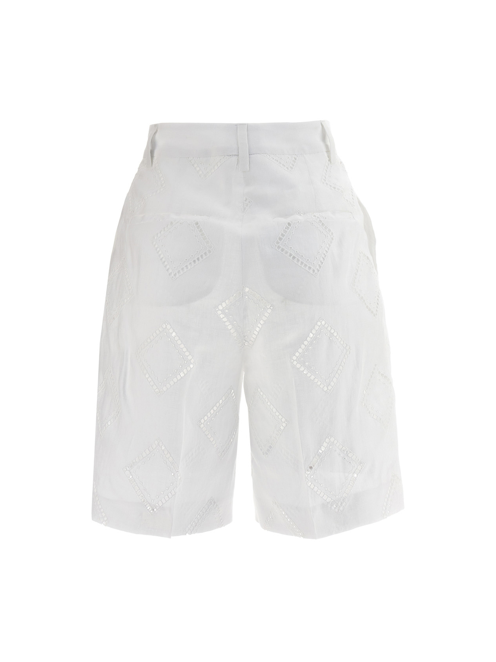 Embroidered linen bermuda shorts D48107K0990B0100S (Kiton / ショートパンツ ) | Kiton (キートン)(1)