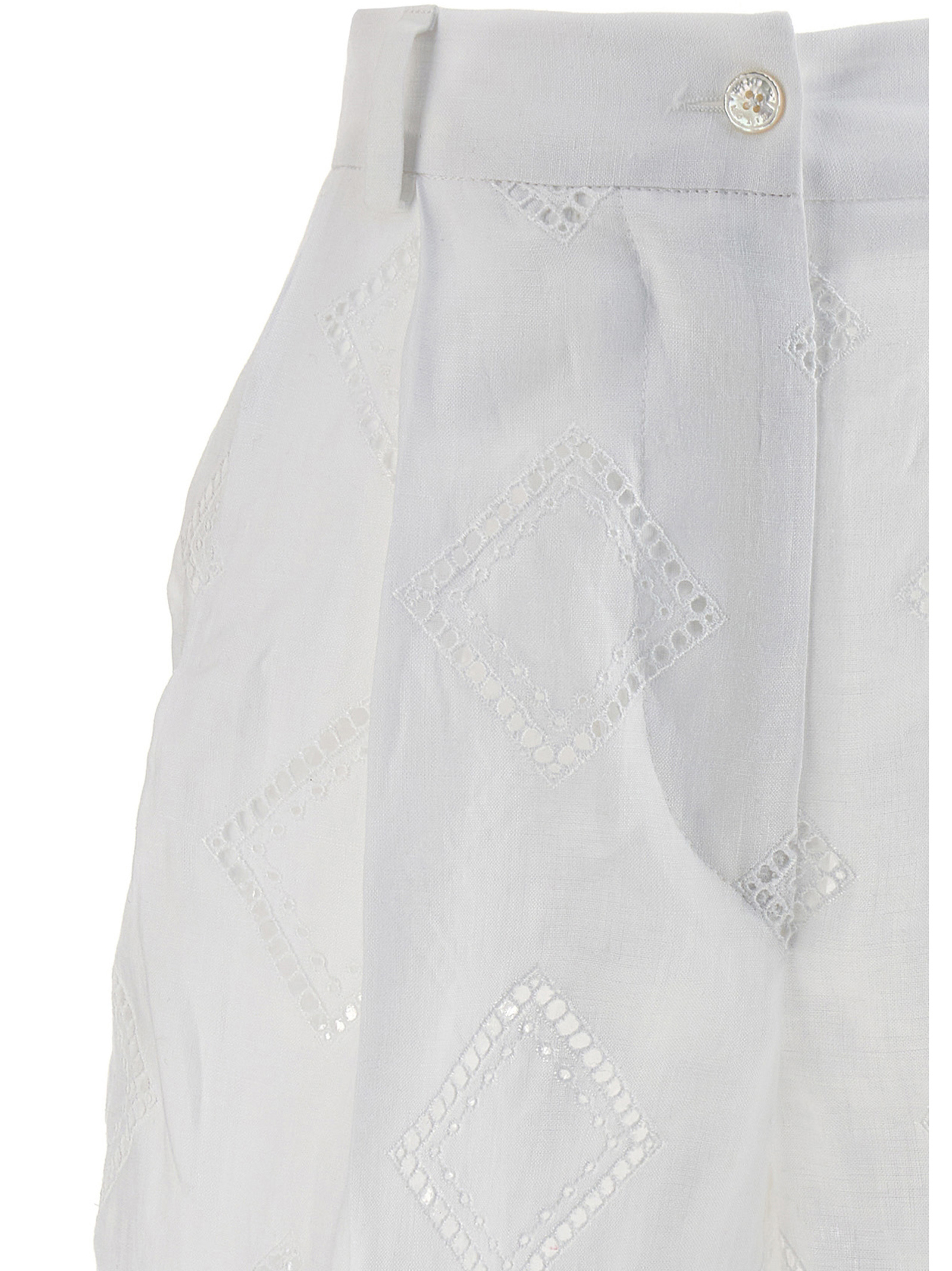 Embroidered linen bermuda shorts D48107K0990B0100S (Kiton / ショートパンツ ) | Kiton (キートン)(2)