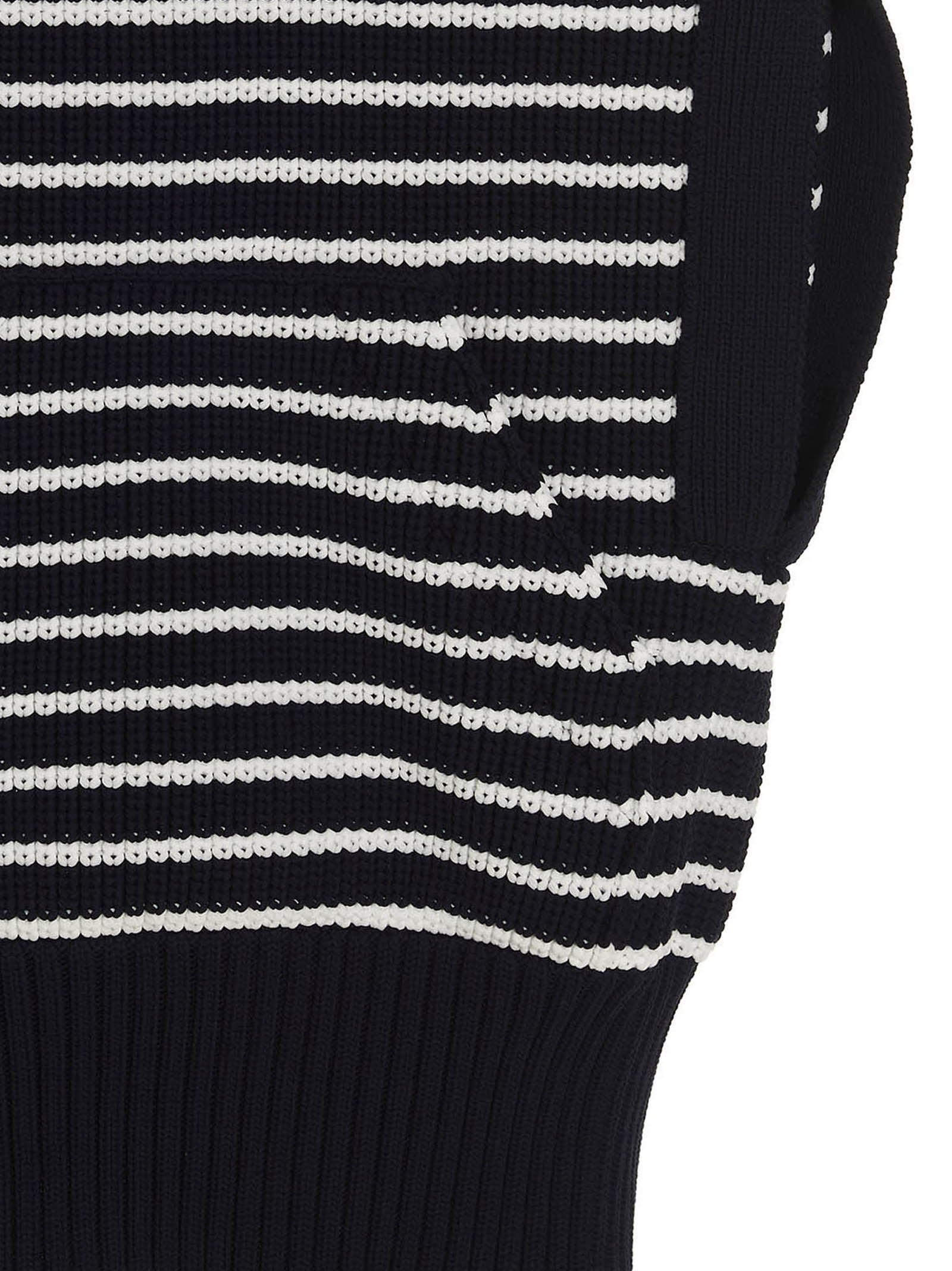 Striped hooded cape 2306489201 (sacai / コート・ダウン ) | sacai (サカイ)(3)