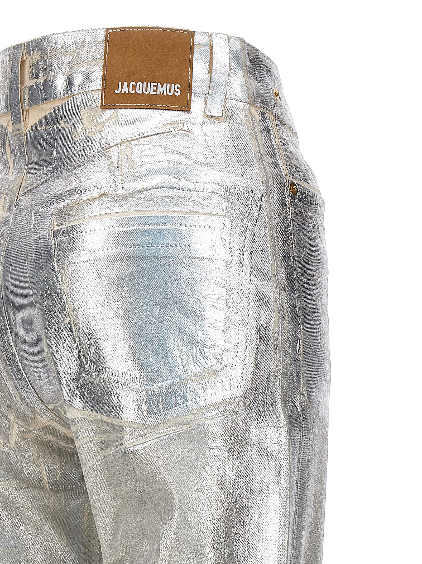 'Le de Nīmes court Articha' jeans 23E231DE015SILVER (JACQUEMUS / ジーンズ ) | JACQUEMUS (ジャックムス)(3)