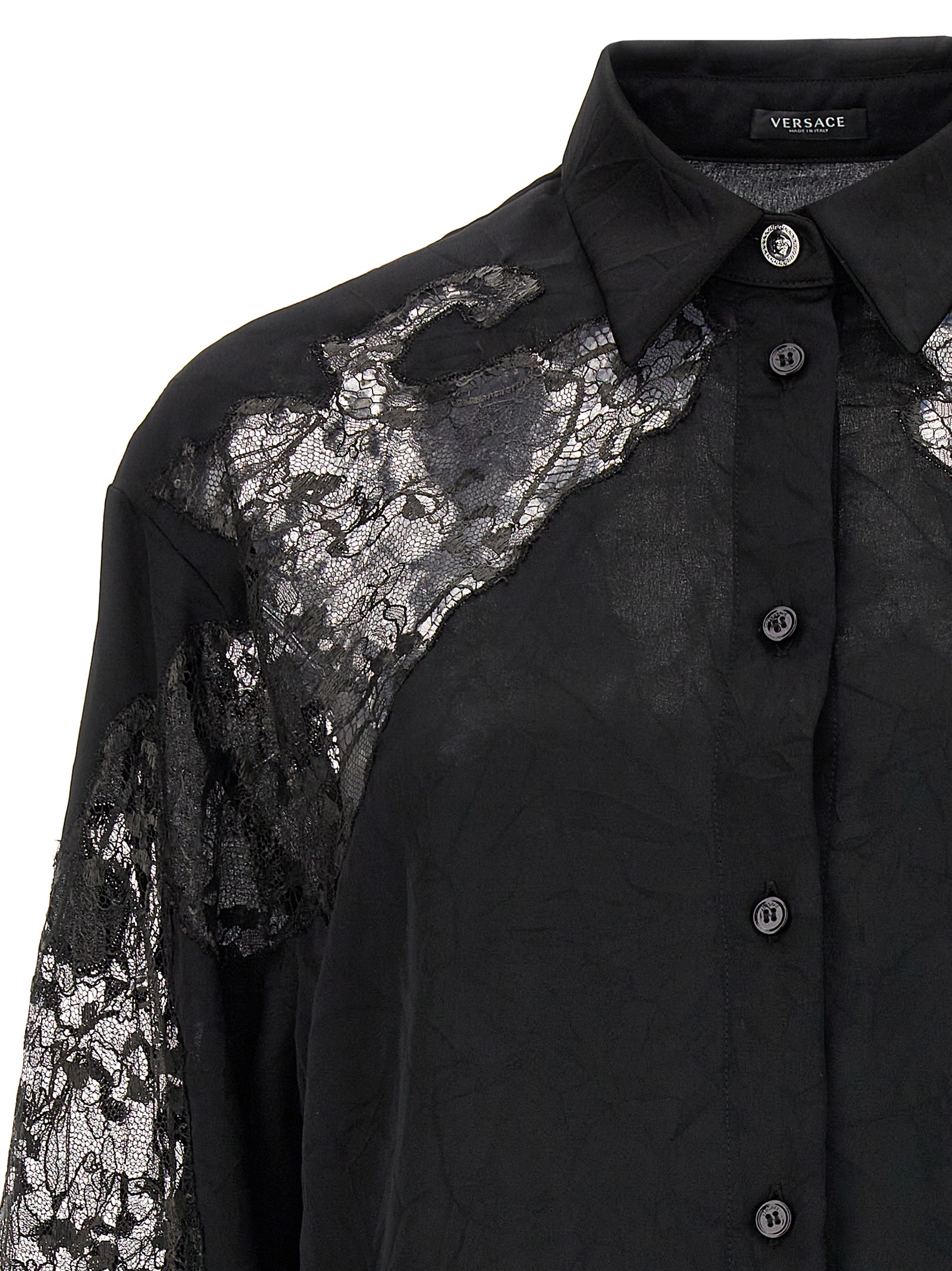 Satin lace shirt 10094901A069311B000 (VERSACE / シャツ・ブラウス ) | VERSACE (ヴェルサーチェ)(2)
