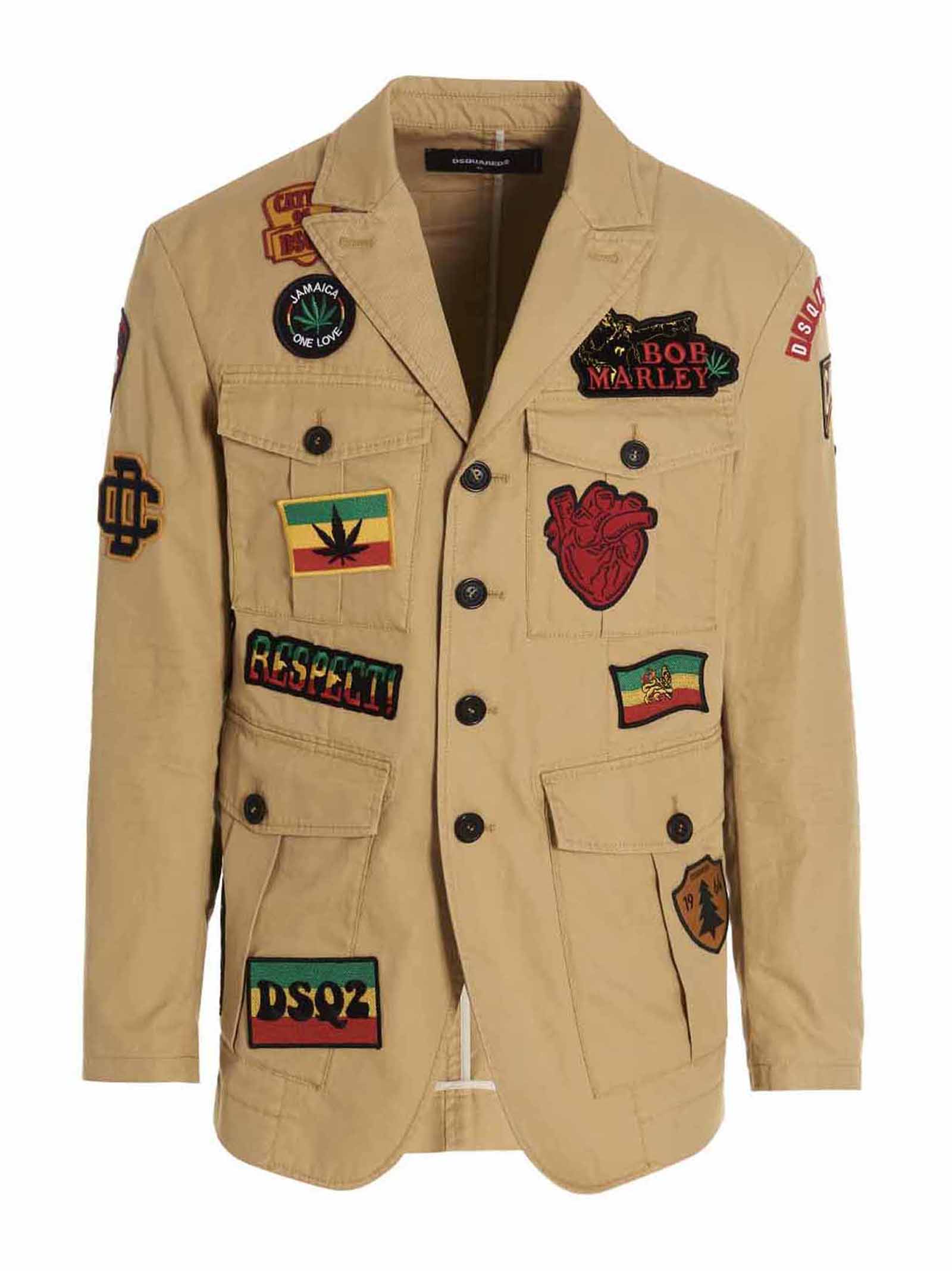 'Military' blazer S71BN0916S41794126 (Dsquared2 / スーツ・ジャケット ) | Dsquared2 (ディースクエアード)