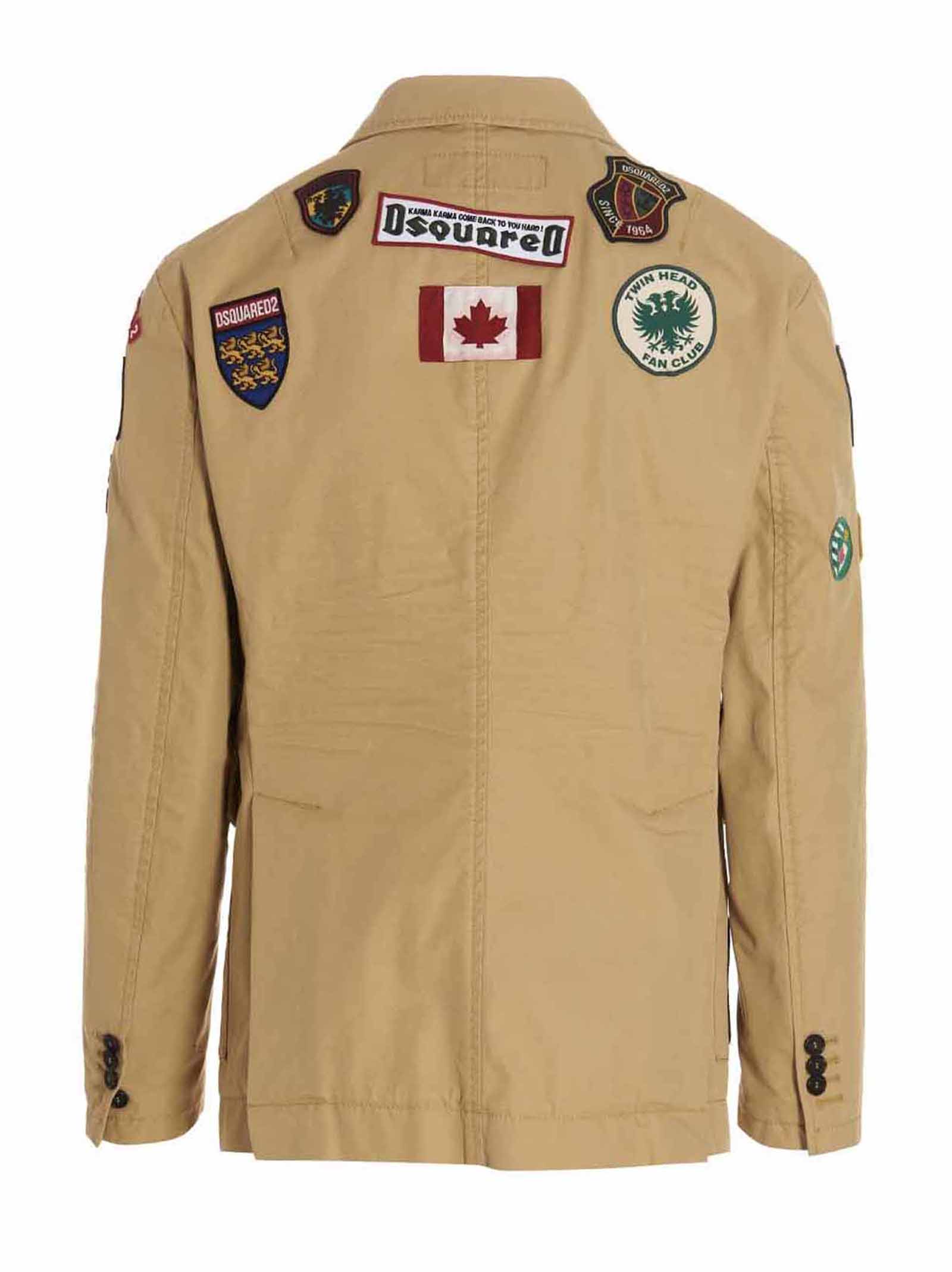 'Military' blazer S71BN0916S41794126 (Dsquared2 / スーツ・ジャケット ) | Dsquared2 (ディースクエアード)(1)
