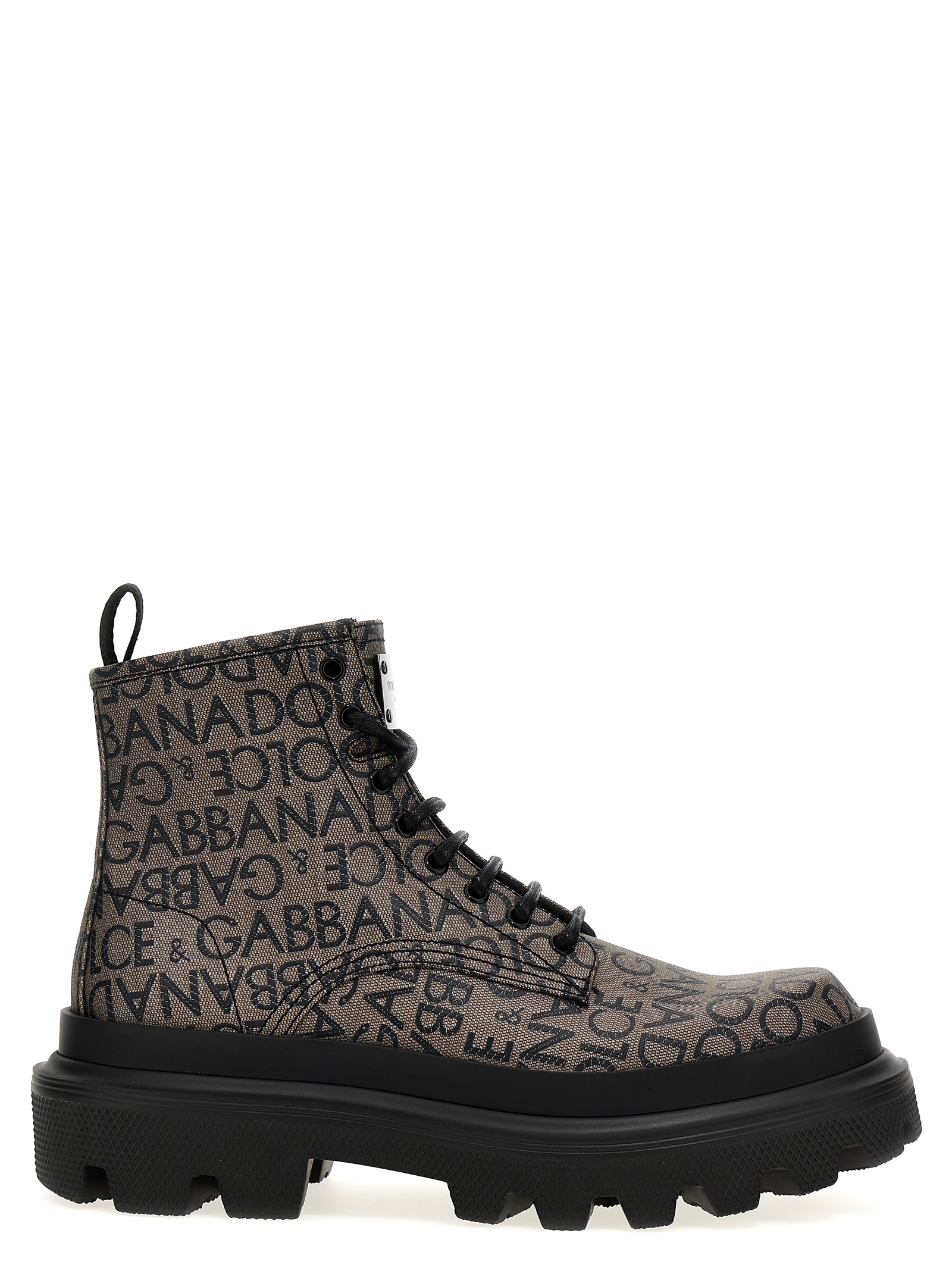 Jacquard logo combat boots A60567AJ69989875 (Dolce & Gabbana / ブーツ ) | Dolce & Gabbana (ドルチェガッバーナ)