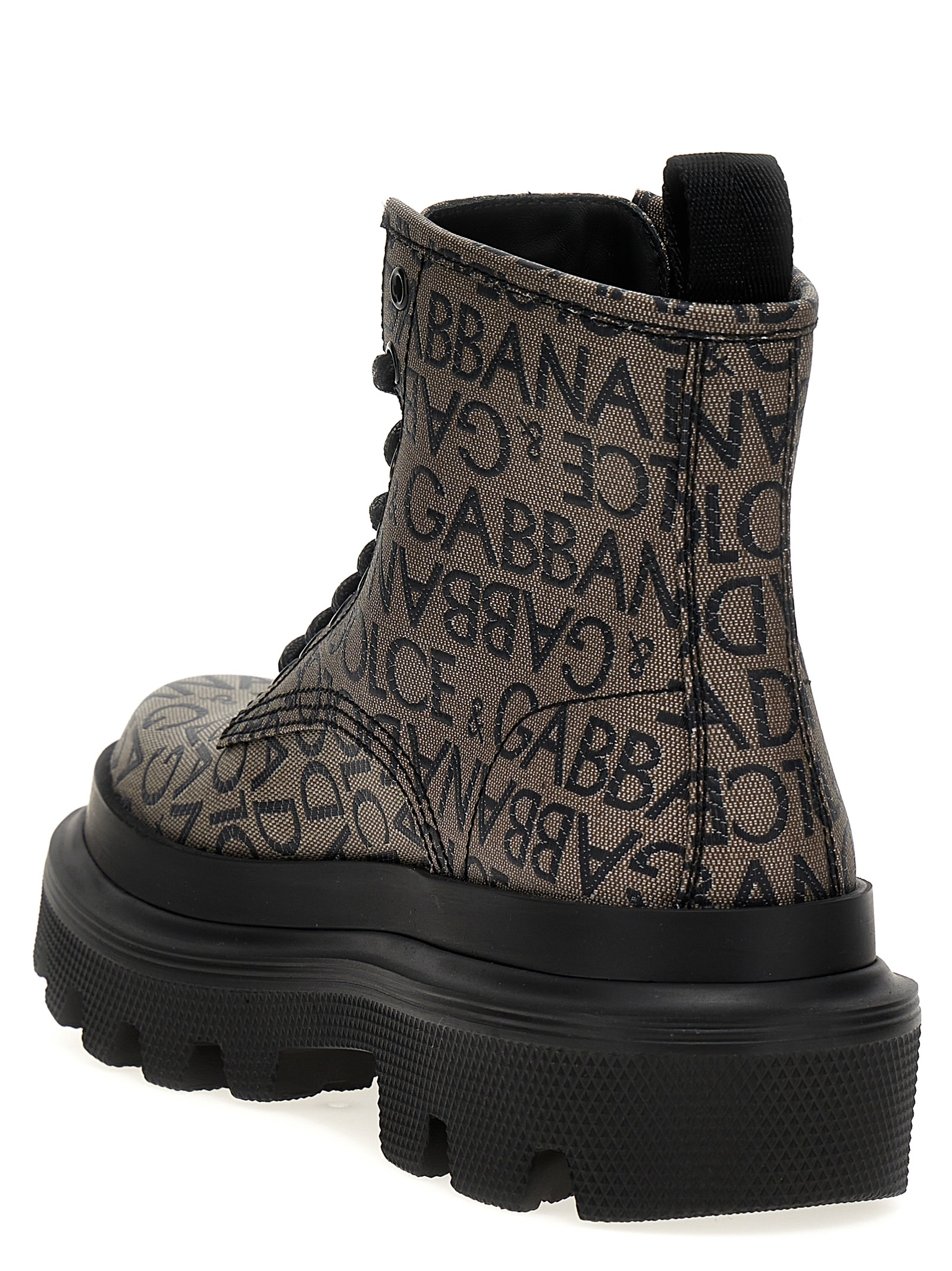 Jacquard logo combat boots A60567AJ69989875 (Dolce & Gabbana / ブーツ ) | Dolce & Gabbana (ドルチェガッバーナ)(1)