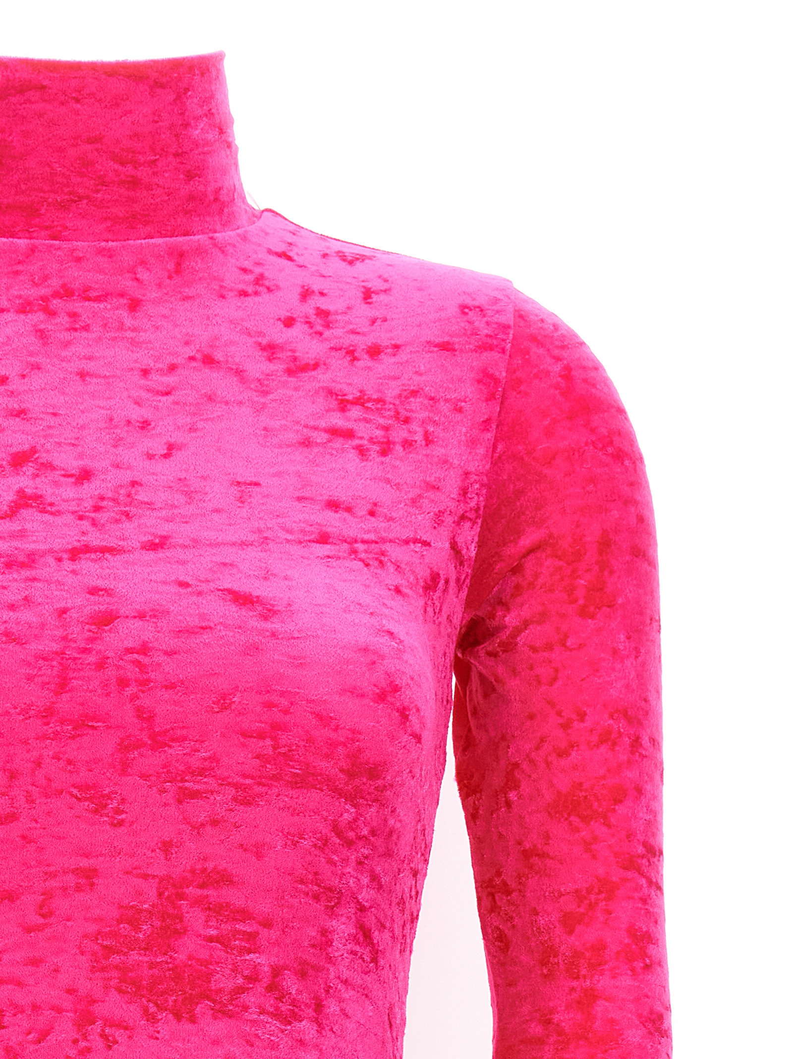 Velvet styling mini dress WE54DR340HHOTPINK (VETEMENTS / ワンピース・ドレス・オールインワン ) | VETEMENTS (ヴェトモン)(2)