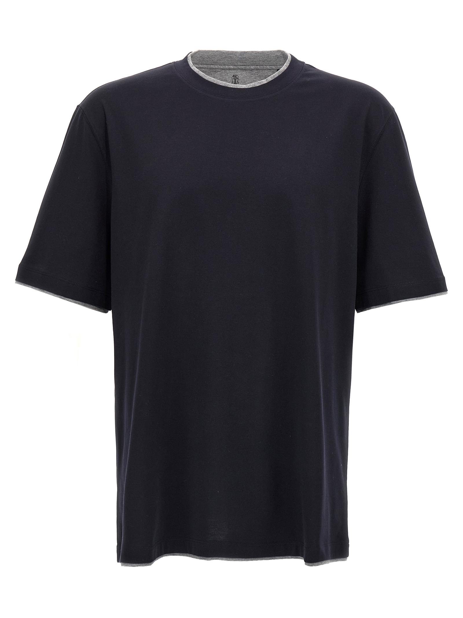 Tシャツ・カットソー BRUNELLO CUCINELLI Double layer t-shirt (M0B137427 CW893) Double layer t-shirt M0B137427CW893(Tシャツ・カットソー