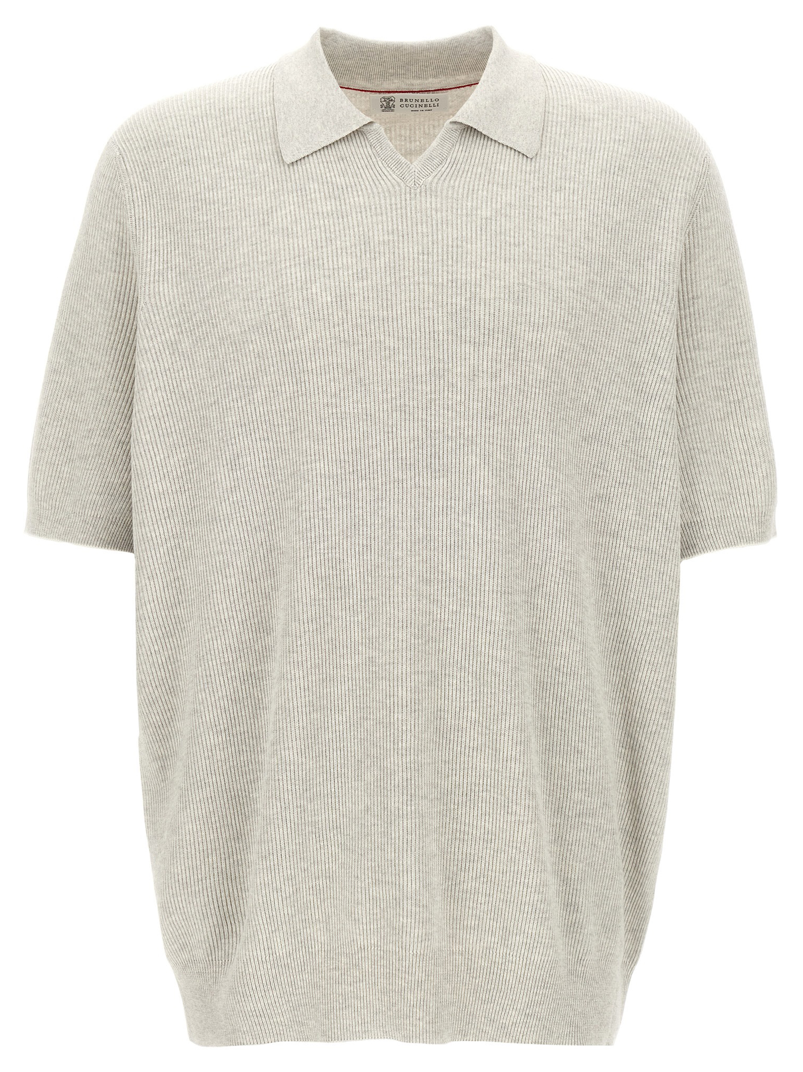 Ribbed polo shirt M29400015CI807 (Brunello Cucinelli / ニット・セーター・カーディガン ) | Brunello Cucinelli (ブルネロ・クチネリ)