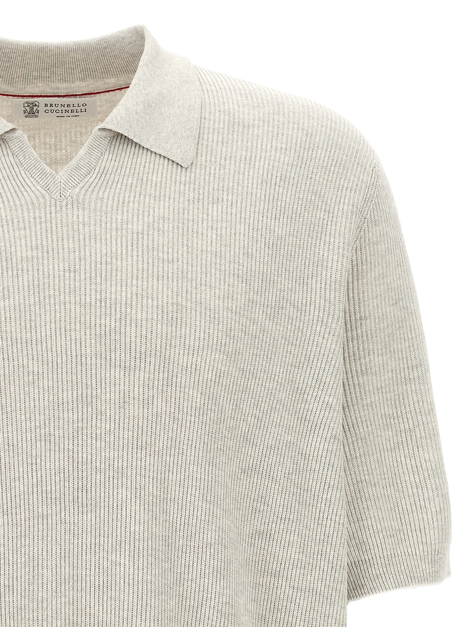 Ribbed polo shirt M29400015CI807 (Brunello Cucinelli / ニット・セーター・カーディガン ) | Brunello Cucinelli (ブルネロ・クチネリ)(2)