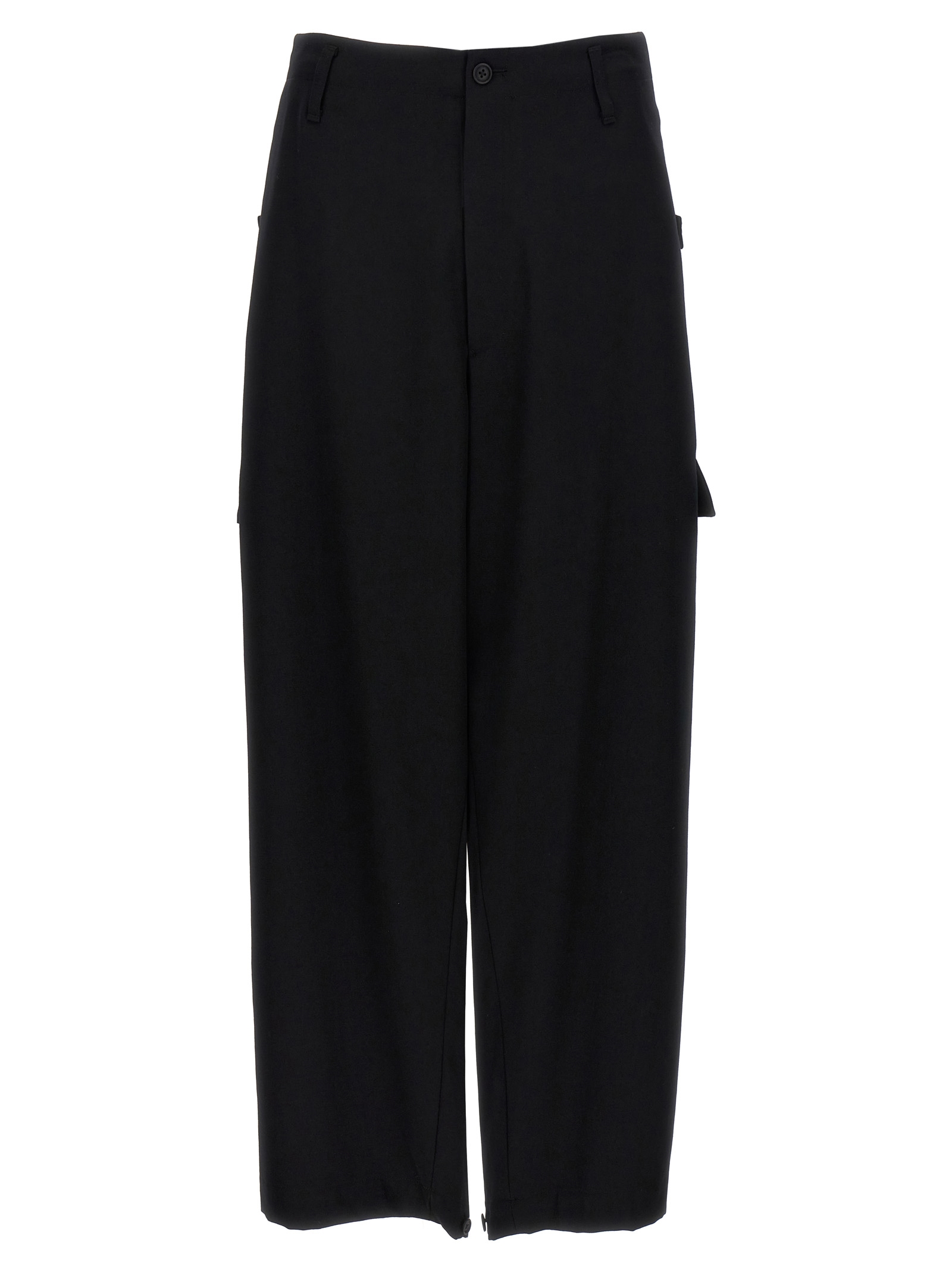 'Tab Wide P' pants HOP72534BLACK1 (Yohji Yamamoto / パンツ ) | Yohji Yamamoto (ヨウジヤマモト)