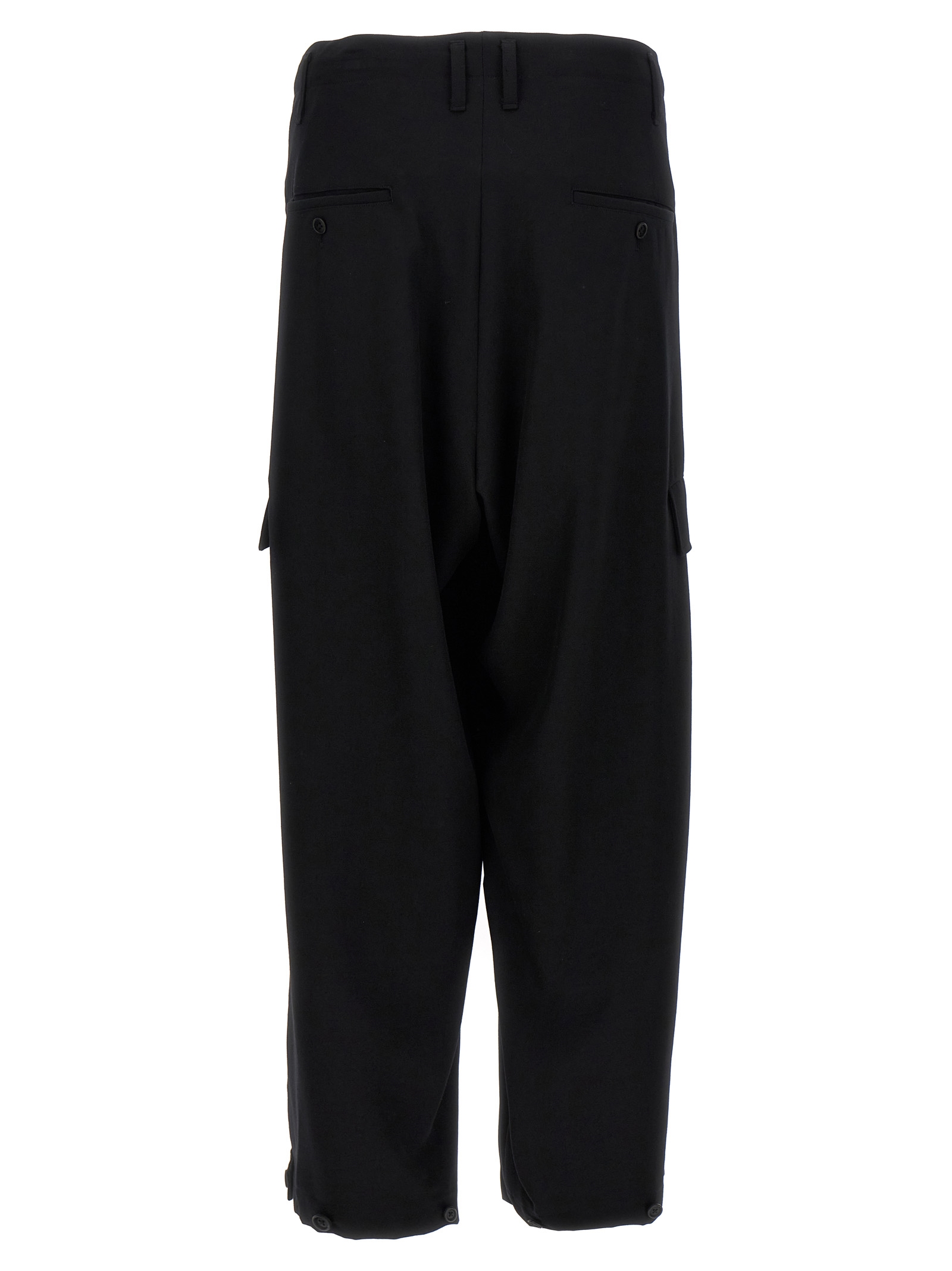 'Tab Wide P' pants HOP72534BLACK1 (Yohji Yamamoto / パンツ ) | Yohji Yamamoto (ヨウジヤマモト)(1)