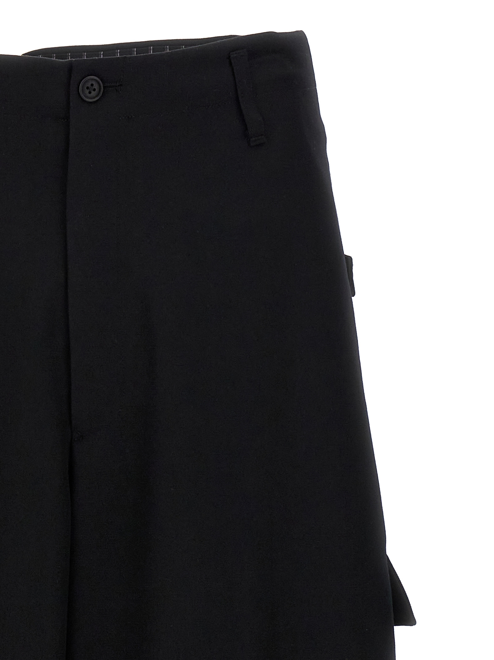 'Tab Wide P' pants HOP72534BLACK1 (Yohji Yamamoto / パンツ ) | Yohji Yamamoto (ヨウジヤマモト)(2)
