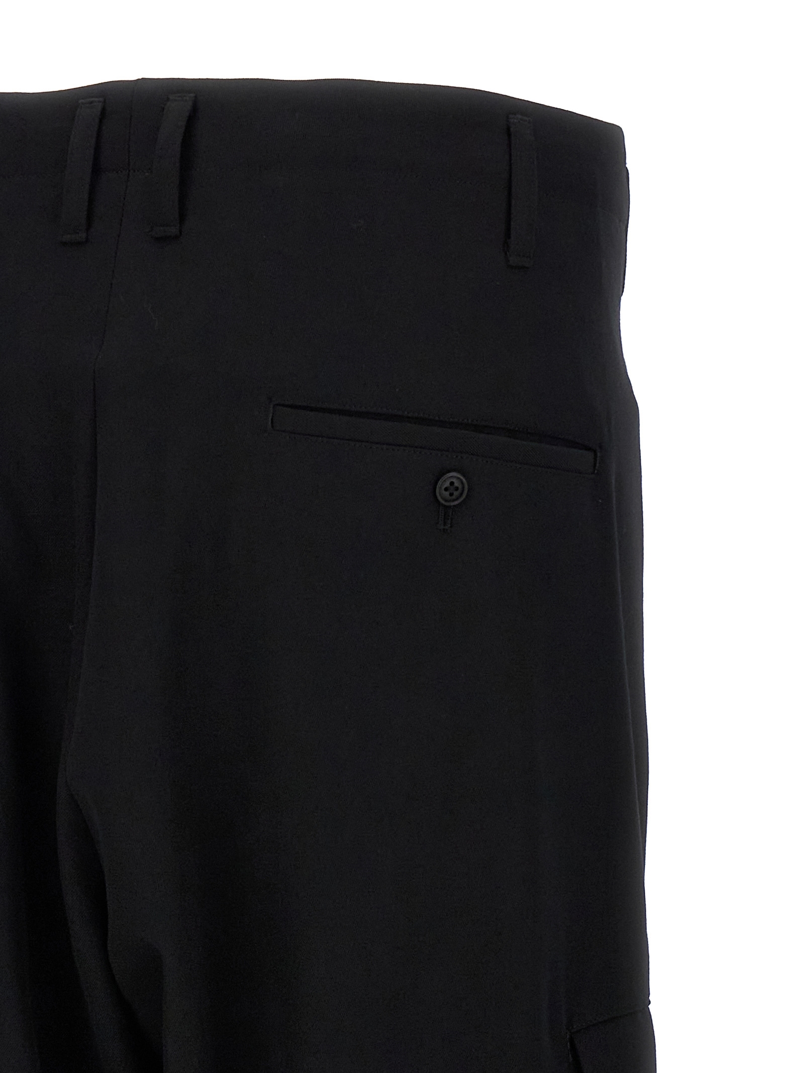 'Tab Wide P' pants HOP72534BLACK1 (Yohji Yamamoto / パンツ ) | Yohji Yamamoto (ヨウジヤマモト)(3)