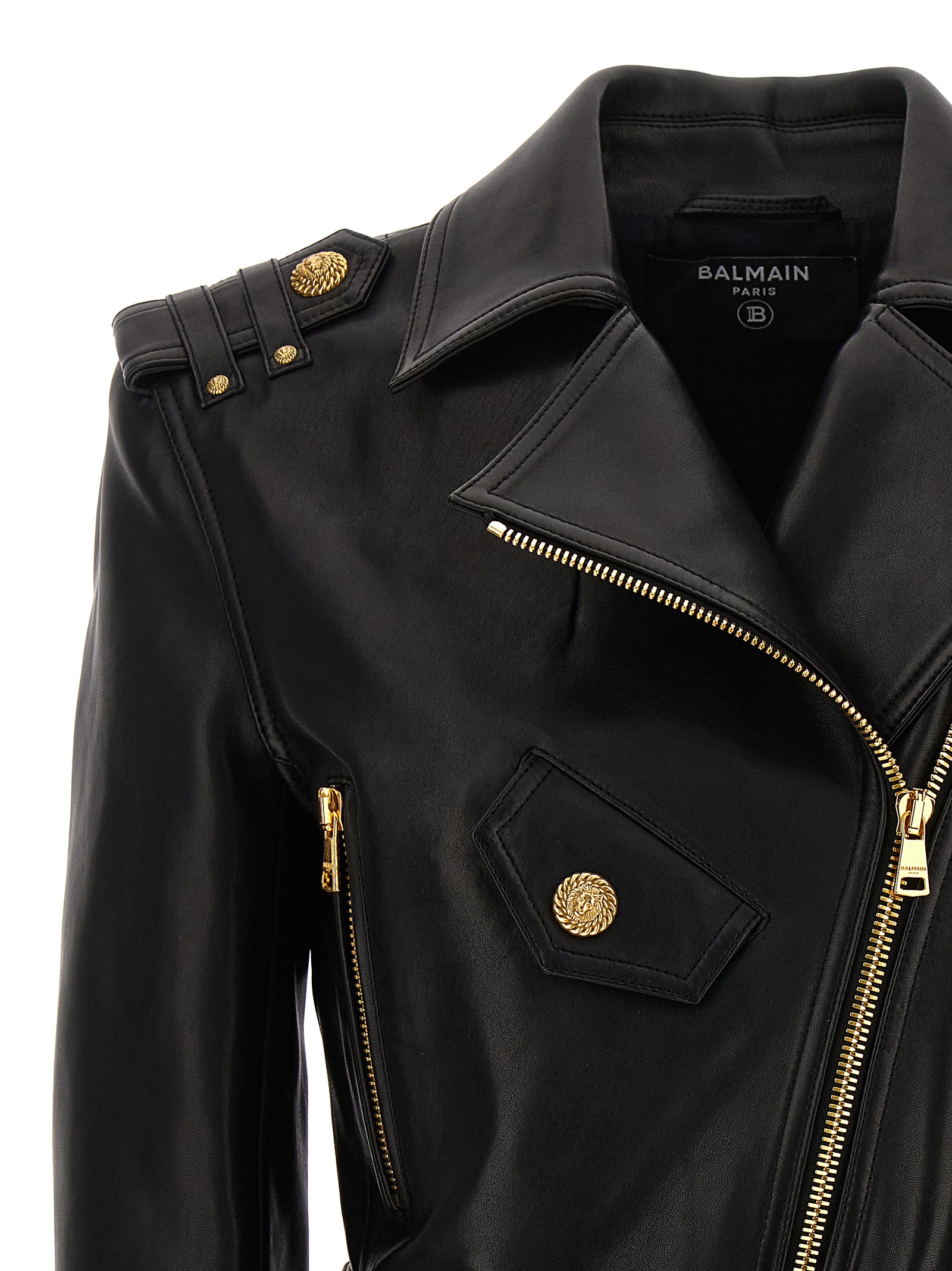 'Biker' jacket DF1TD205LC620PA (Balmain / カジュアルジャケット・ベスト ) | Balmain (バルマン)(3)