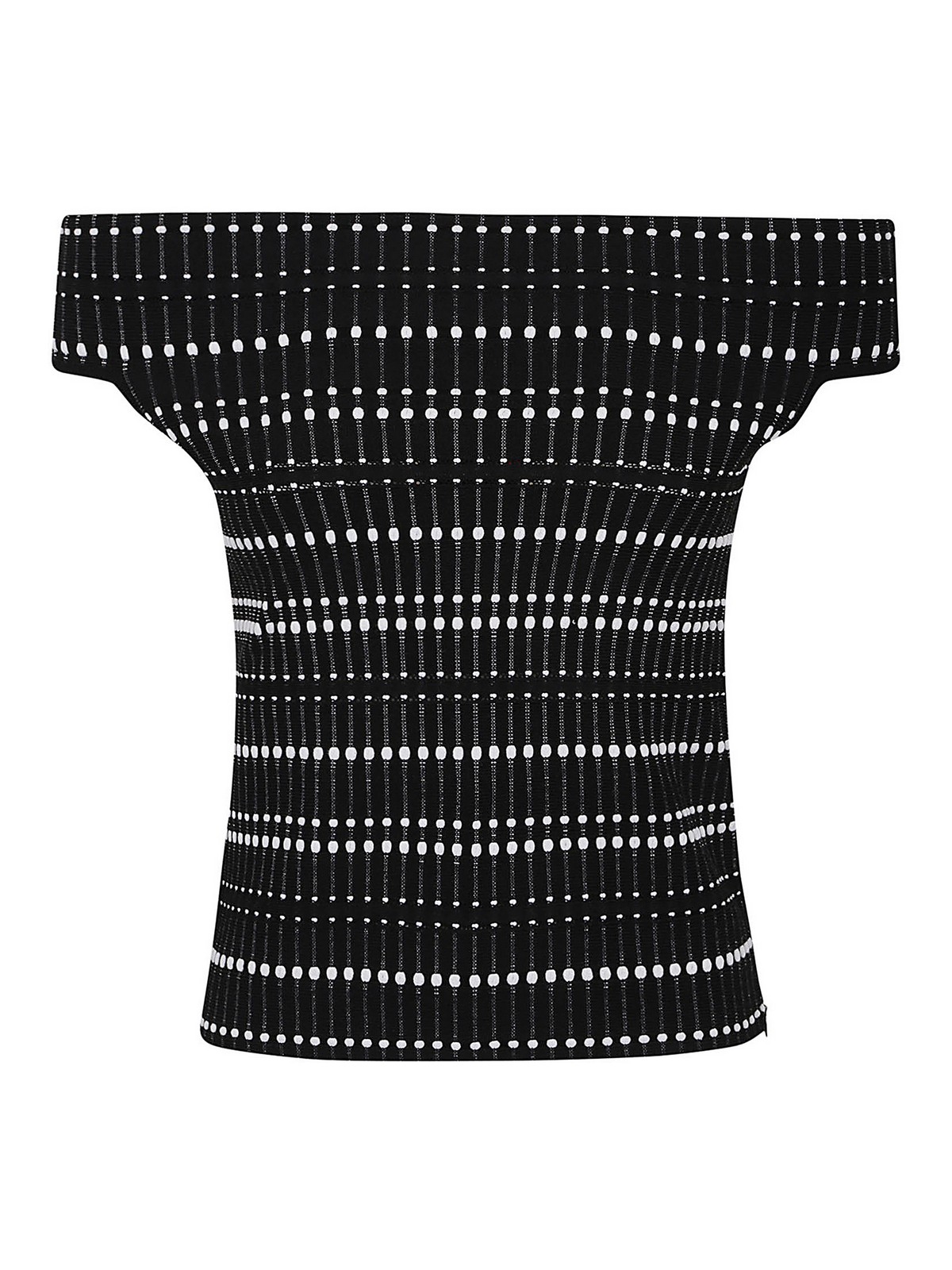 Off shoulder top 758551Q1A6P1104 (Alexander McQUEEN / タンクトップ・キャミソール ) | Alexander McQUEEN (アレキサンダー・マックイーン)