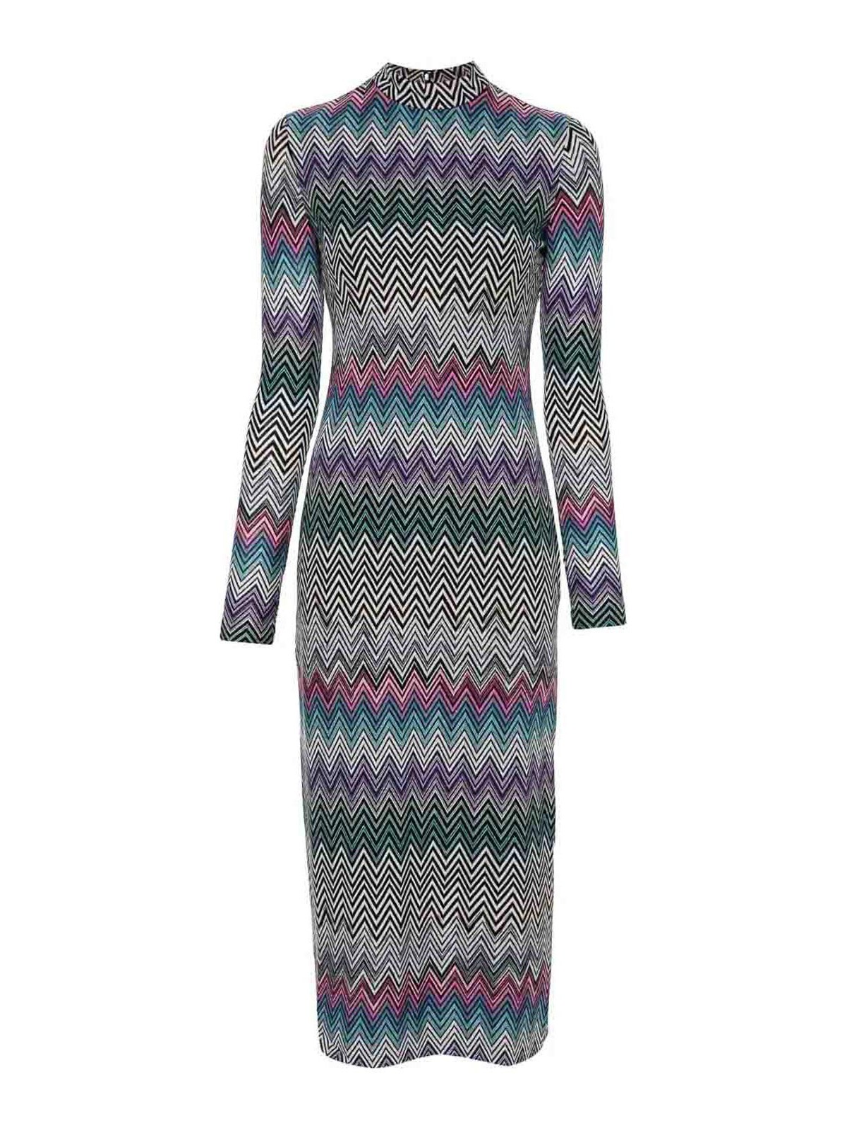 Midi dress 24GW2ABR00YXSM9EO (MISSONI / ワンピース・ドレス・オールインワン ) | MISSONI (ミッソー二)
