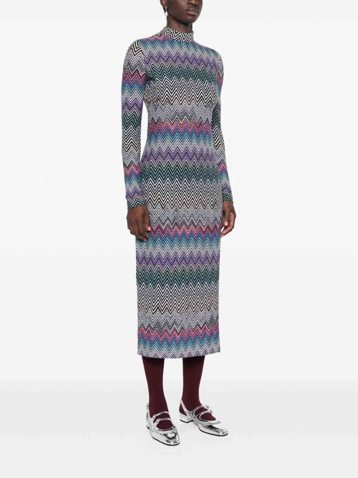 Midi dress 24GW2ABR00YXSM9EO (MISSONI / ワンピース・ドレス・オールインワン ) | MISSONI (ミッソー二)(3)