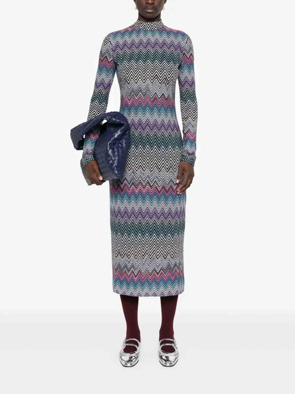 Midi dress 24GW2ABR00YXSM9EO (MISSONI / ワンピース・ドレス・オールインワン ) | MISSONI (ミッソー二)(4)