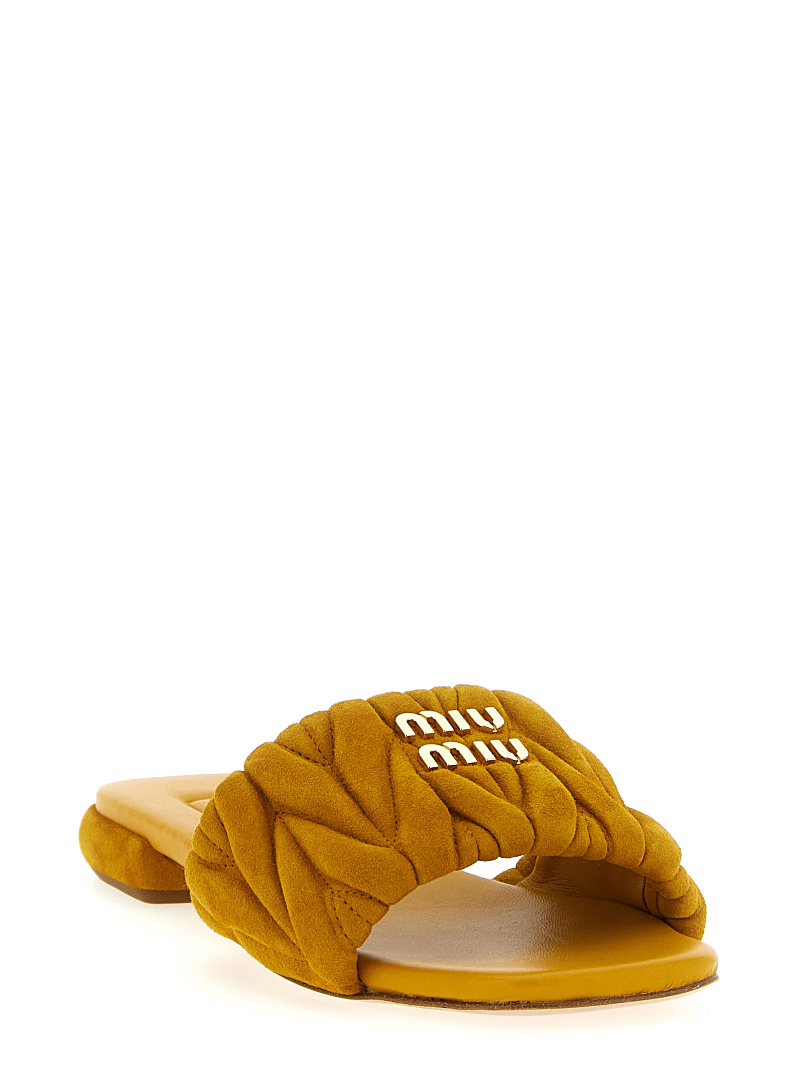 Matelassé suede slides 5XX605F010M2VF0R55 (MIU MIU / サンダル ) | MIU MIU (ミュウミュウ)(1)