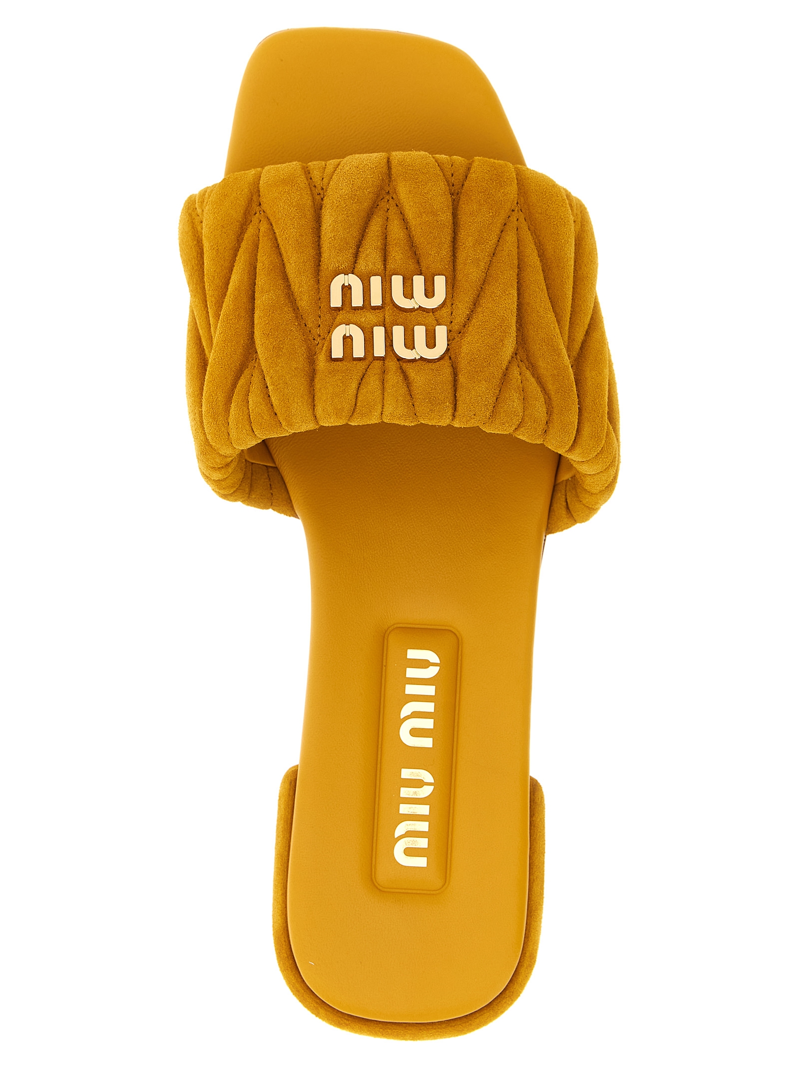 Matelassé suede slides 5XX605F010M2VF0R55 (MIU MIU / サンダル ) | MIU MIU (ミュウミュウ)(3)