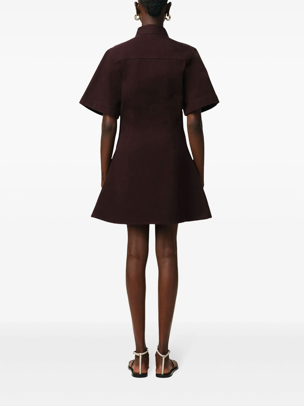 Short-Sleeve Shirt Dress FDR404DE0034633 (AMI Paris / ワンピース・ドレス・オールインワン ) | AMI Paris (アミパリス)(3)