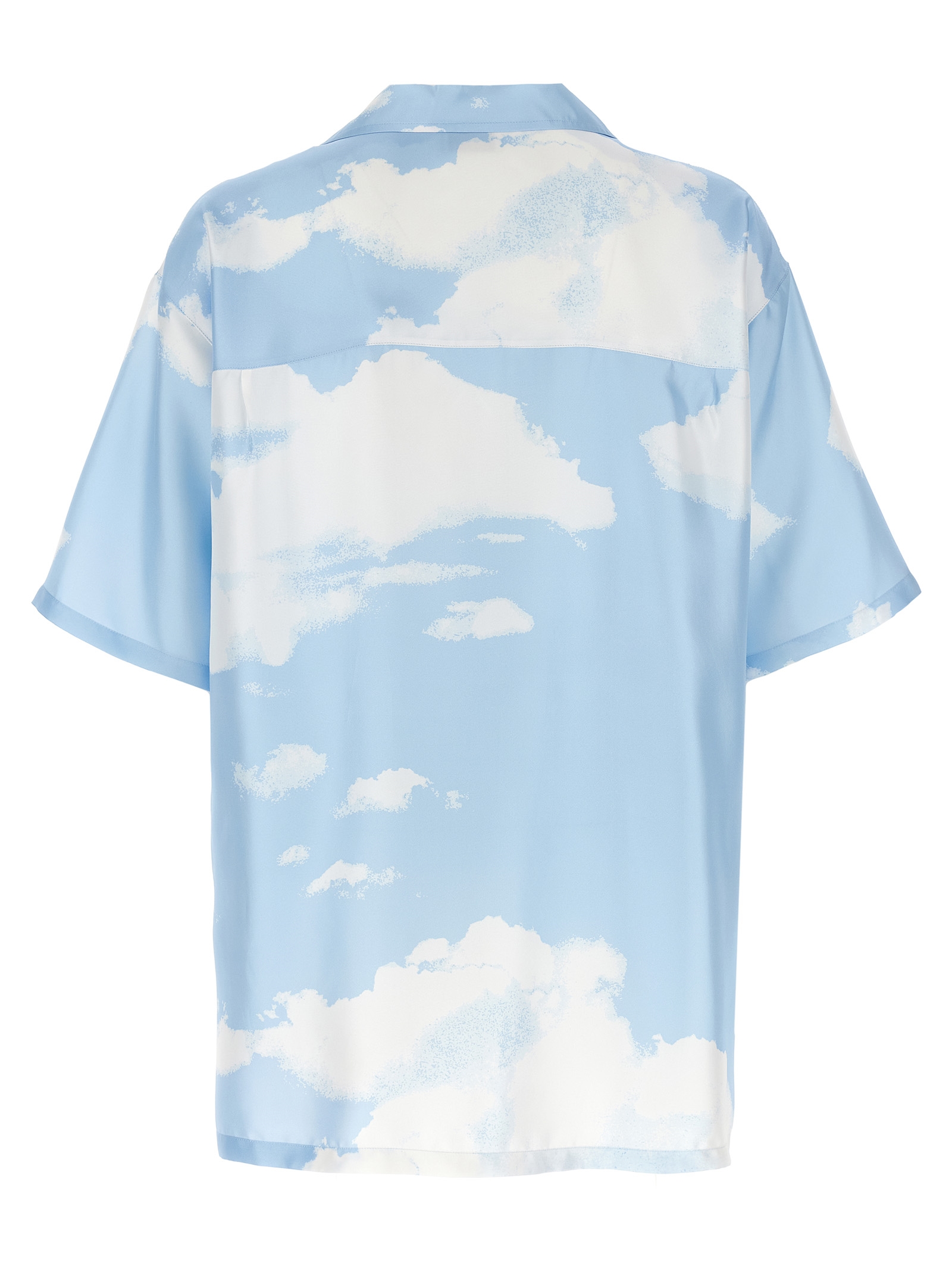 Tシャツ・カットソー Moschino FW25 Silk shirt (J02385251 1293) Silk shirt (MOSCHINO/シャツ・ブラウス) | MOSCHINO