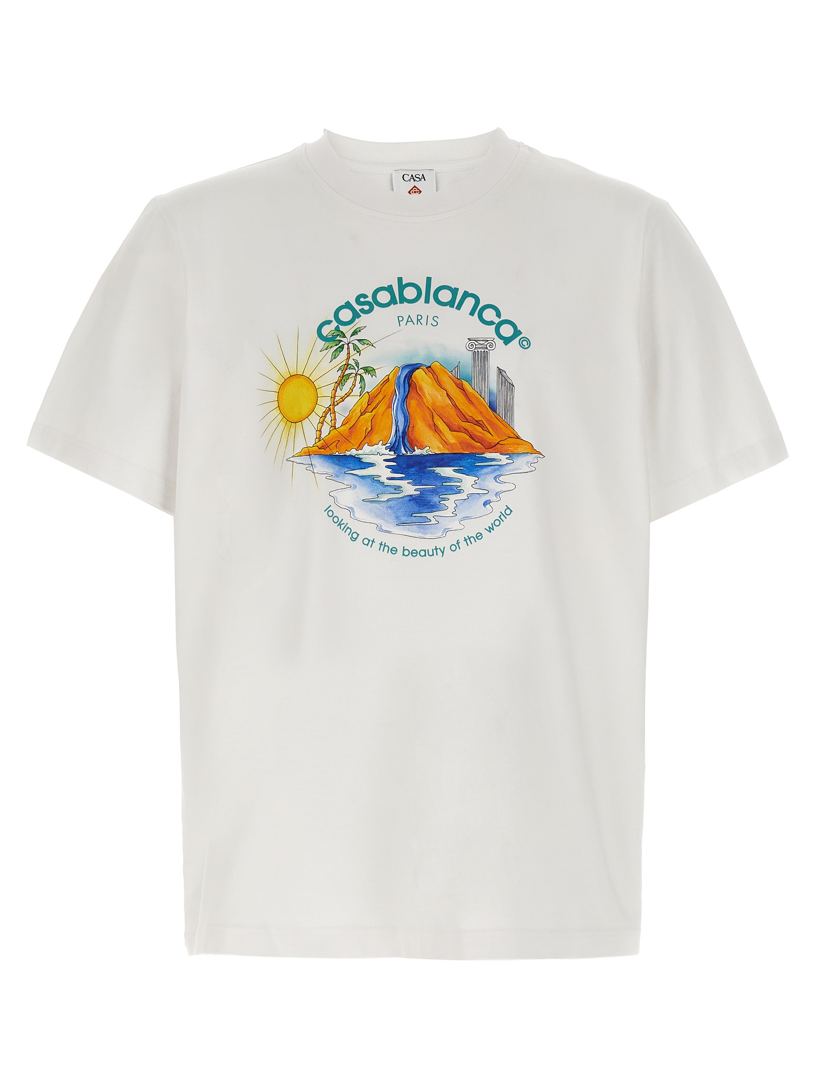'Oasis' print T-shirt MS25JTS00118OASIS (Casablanca / Tシャツ・カットソー ) | Casablanca (カサブランカ)