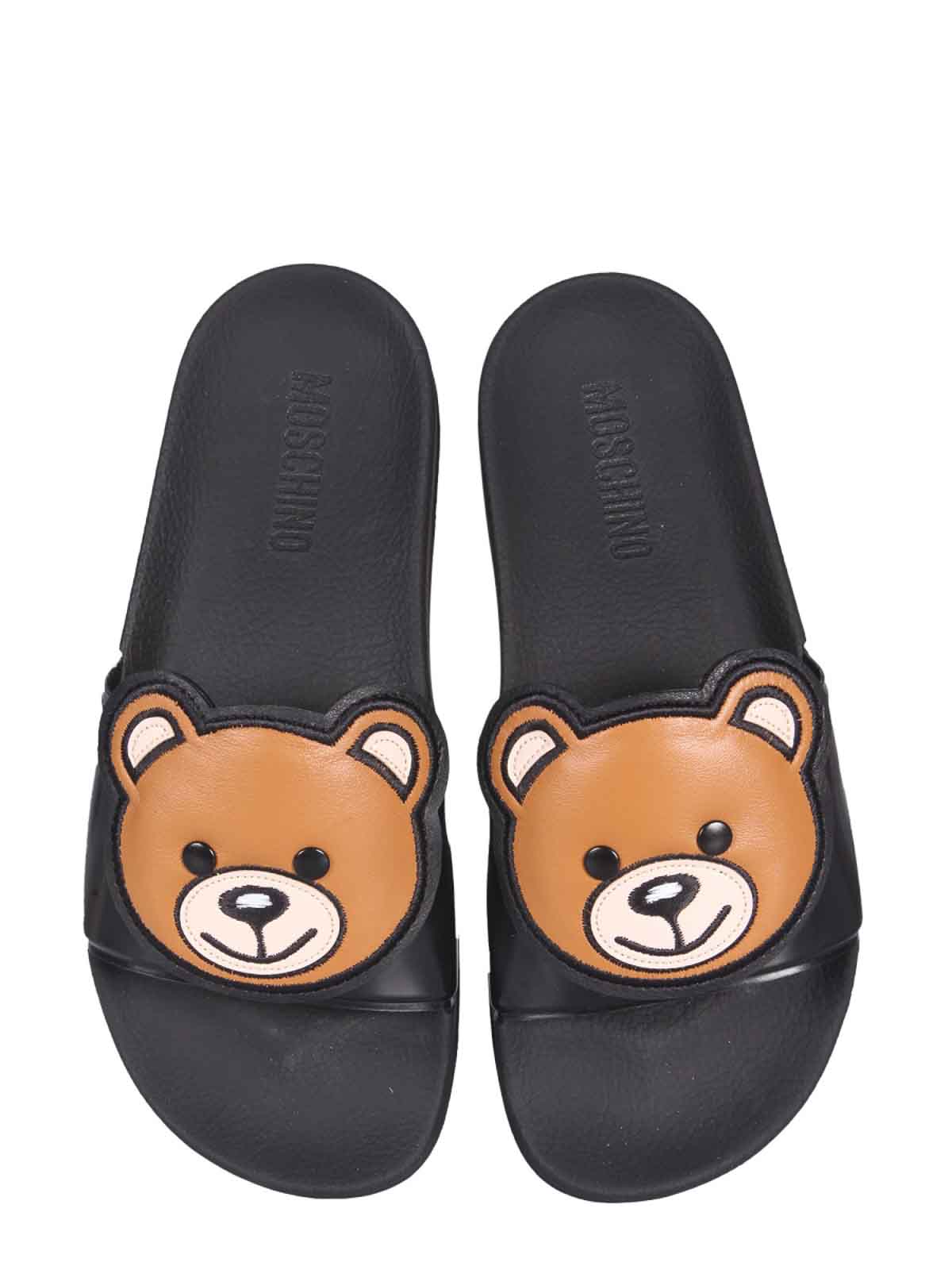 Slide Teddy Bear sandalss MA28662G0EM14000 (MOSCHINO / サンダル ) | MOSCHINO (モスキーノ)(1)