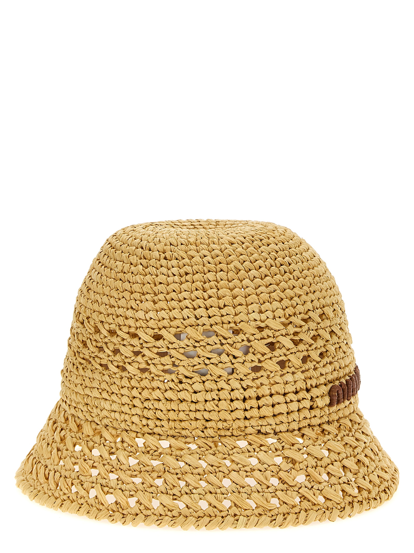 Crochet logo bucket hat 5HC2872DO1F0A5T (MIU MIU / 帽子 ) | MIU MIU (ミュウミュウ)(2)