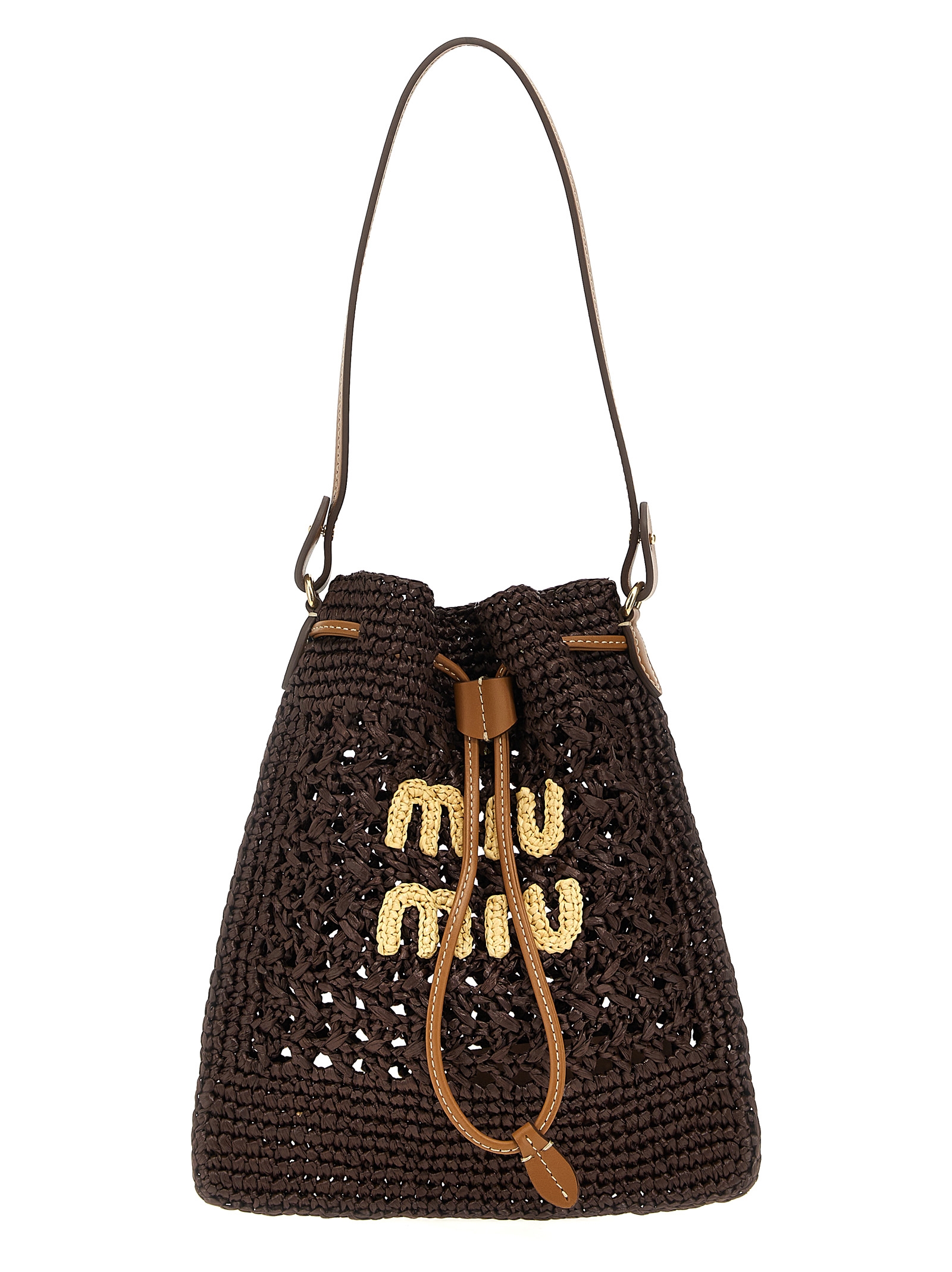 Crochet handbag 5ND0162DO1F0966 (MIU MIU / ハンドバッグ・ショルダーバッグ ) | MIU MIU (ミュウミュウ)