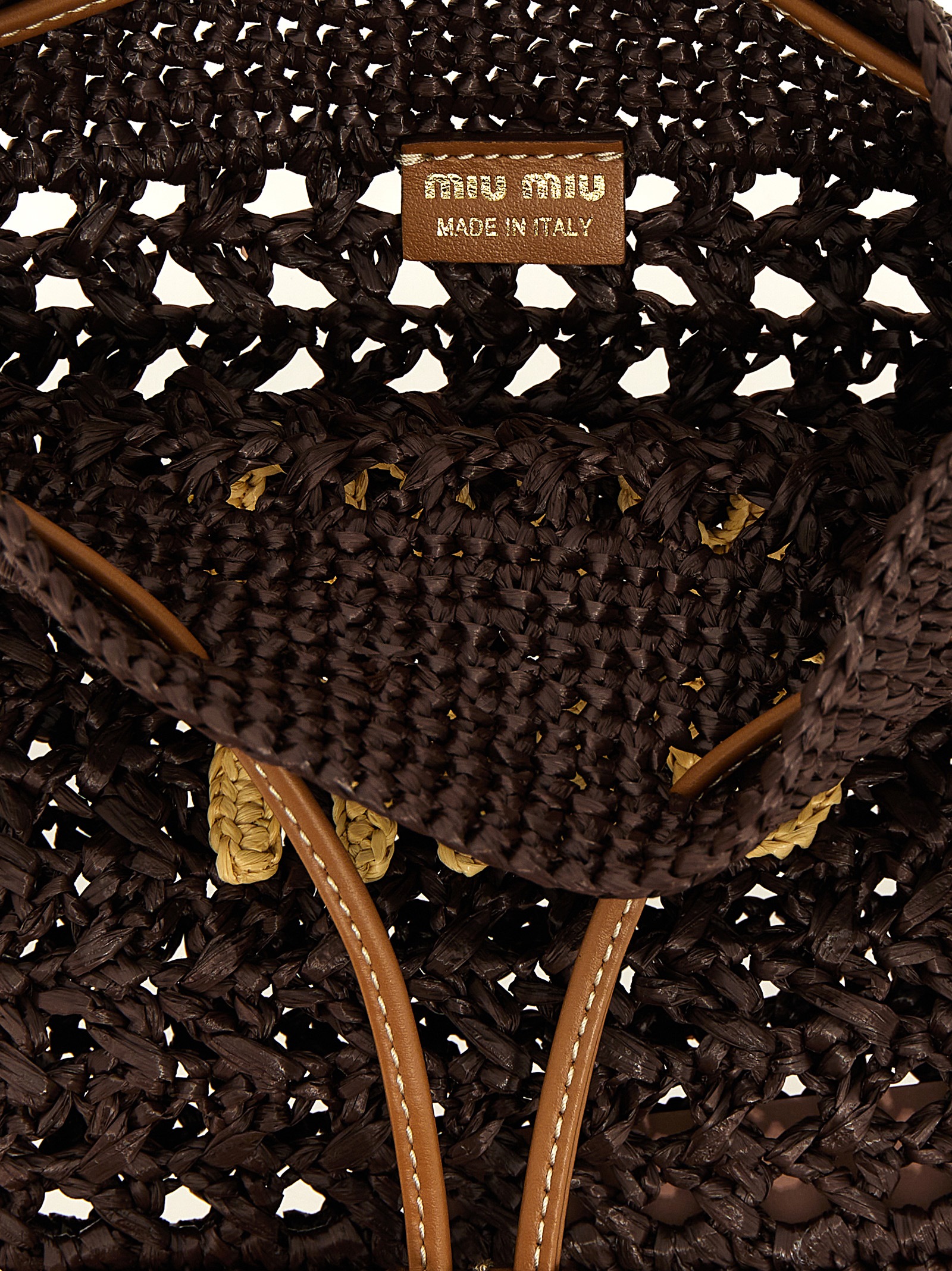 Crochet handbag 5ND0162DO1F0966 (MIU MIU / ハンドバッグ・ショルダーバッグ ) | MIU MIU (ミュウミュウ)(3)
