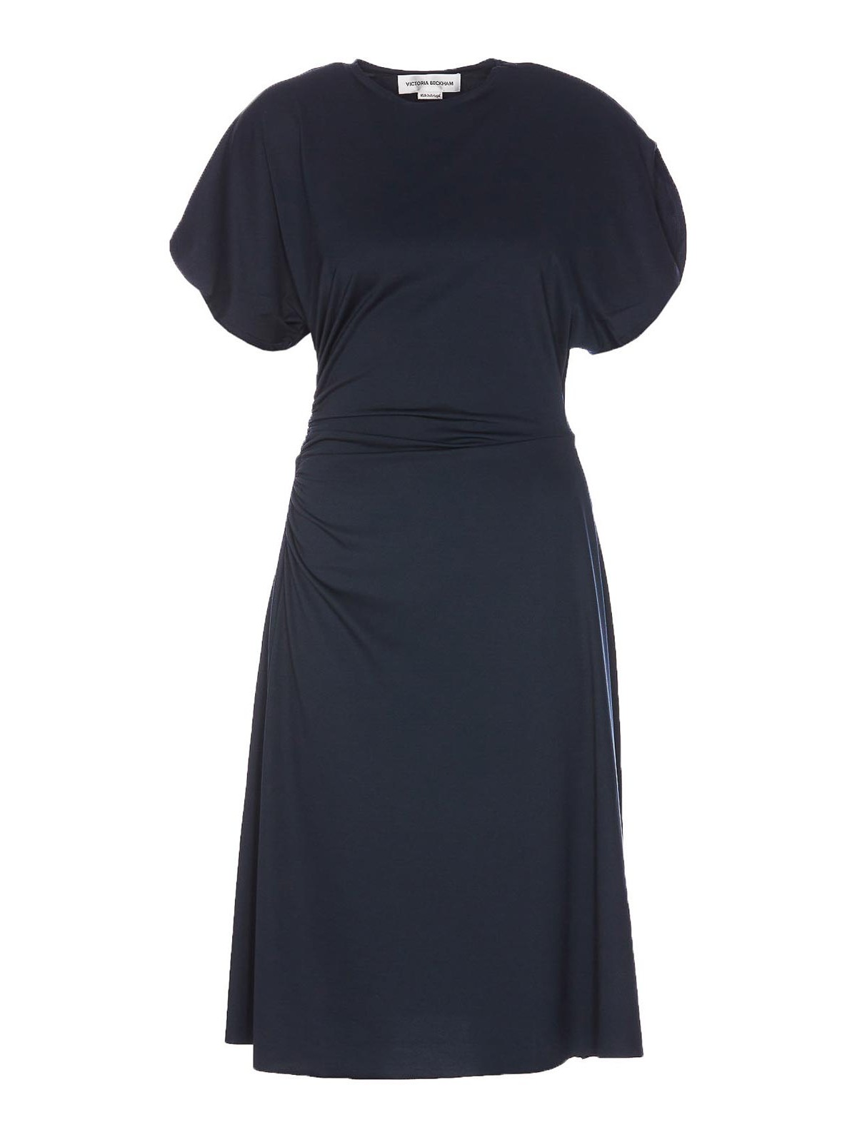 blue ruched dress DR005611A3256 (VICTORIA BECKHAM / ワンピース・ドレス・オールインワン ) | VICTORIA BECKHAM (ヴィクトリア ベッカム)