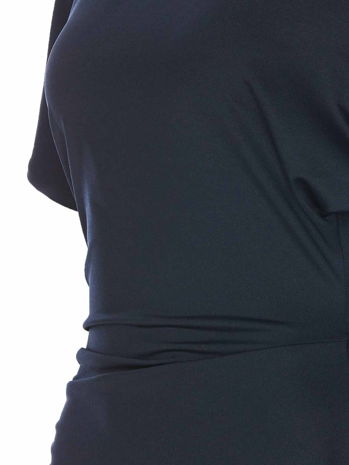 blue ruched dress DR005611A3256 (VICTORIA BECKHAM / ワンピース・ドレス・オールインワン ) | VICTORIA BECKHAM (ヴィクトリア ベッカム)(2)