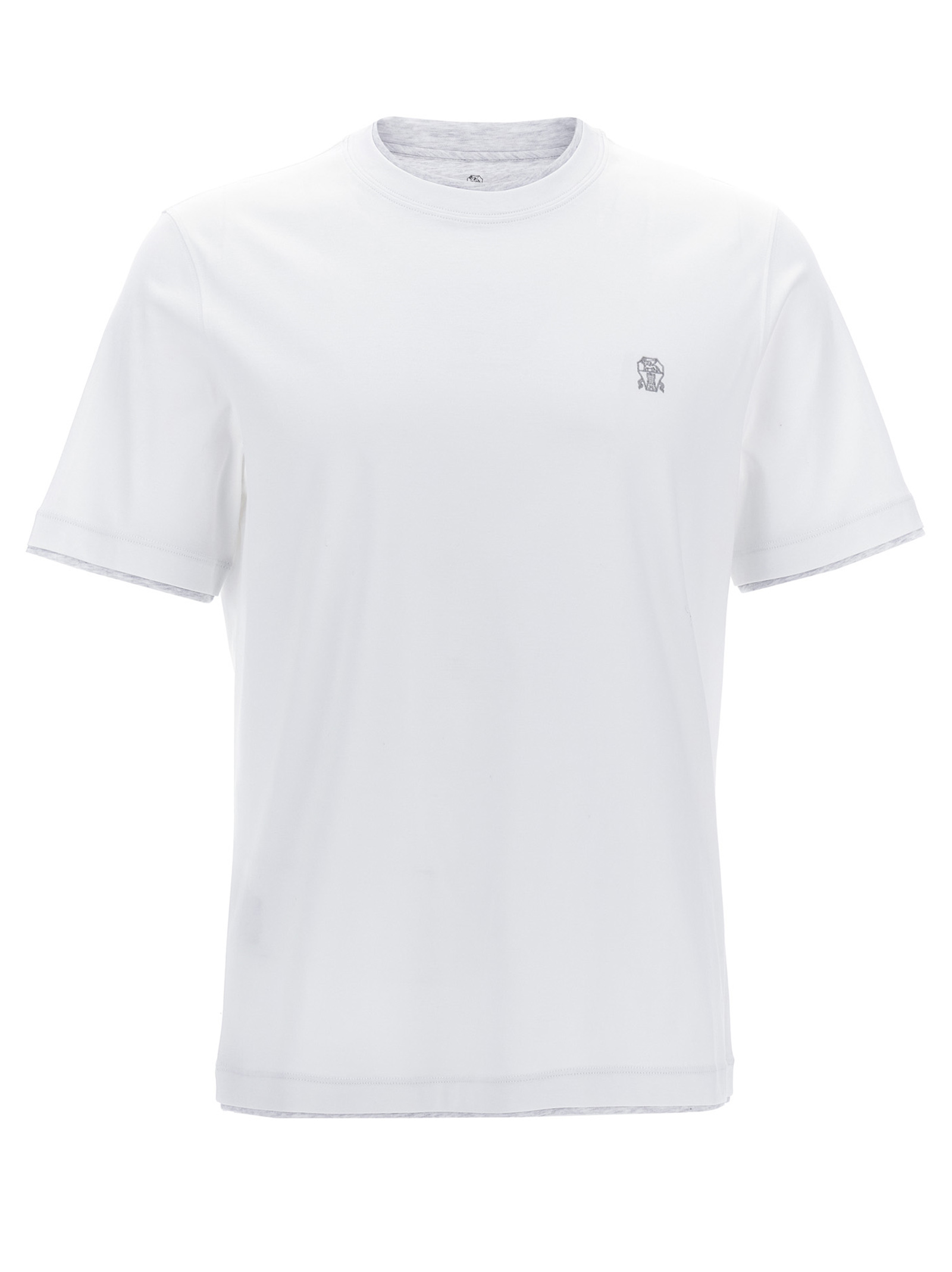Logo layered T-shirt M0B137427GCA819 (Brunello Cucinelli / Tシャツ・カットソー ) | Brunello Cucinelli (ブルネロ・クチネリ)