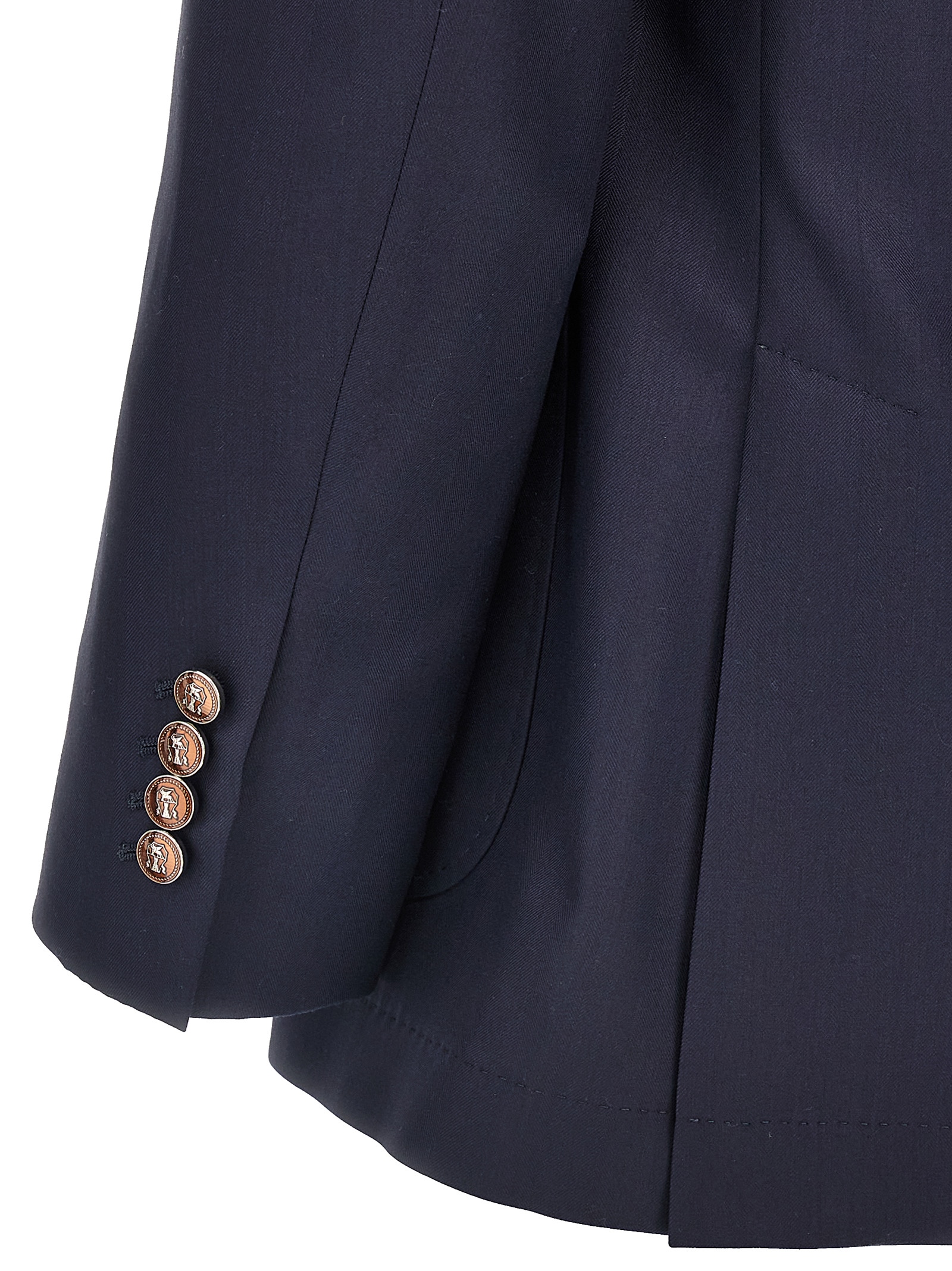 Twill double-breasted blazer MB4287BBD1C005 (Brunello Cucinelli / スーツ・ジャケット ) | Brunello Cucinelli (ブルネロ・クチネリ)(3)