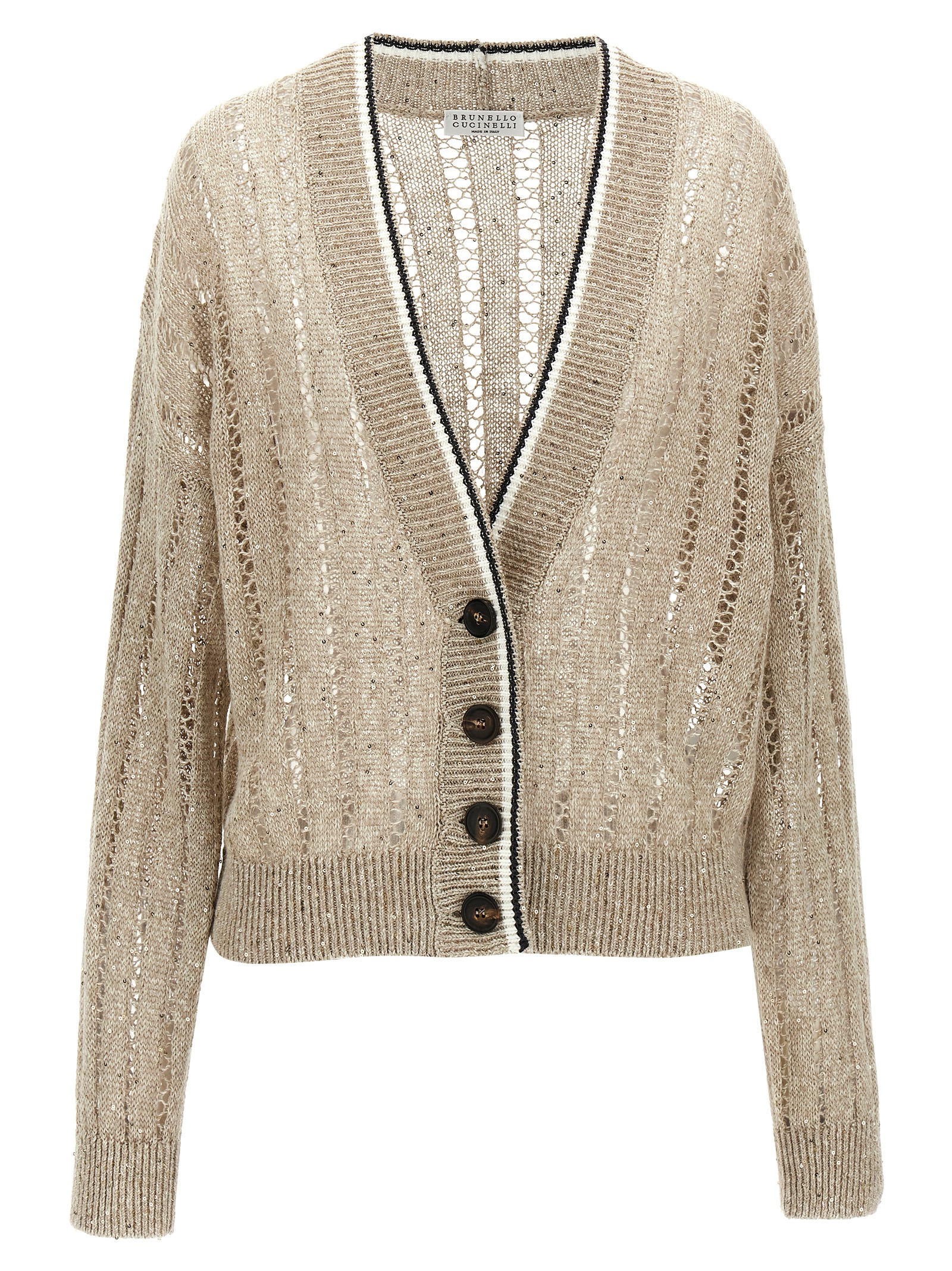 'Rustic Dazzling Net' cardigan MCO559416CJK08 (Brunello Cucinelli / ニット・セーター・カーディガン ) | Brunello Cucinelli (ブルネロ・クチネリ)