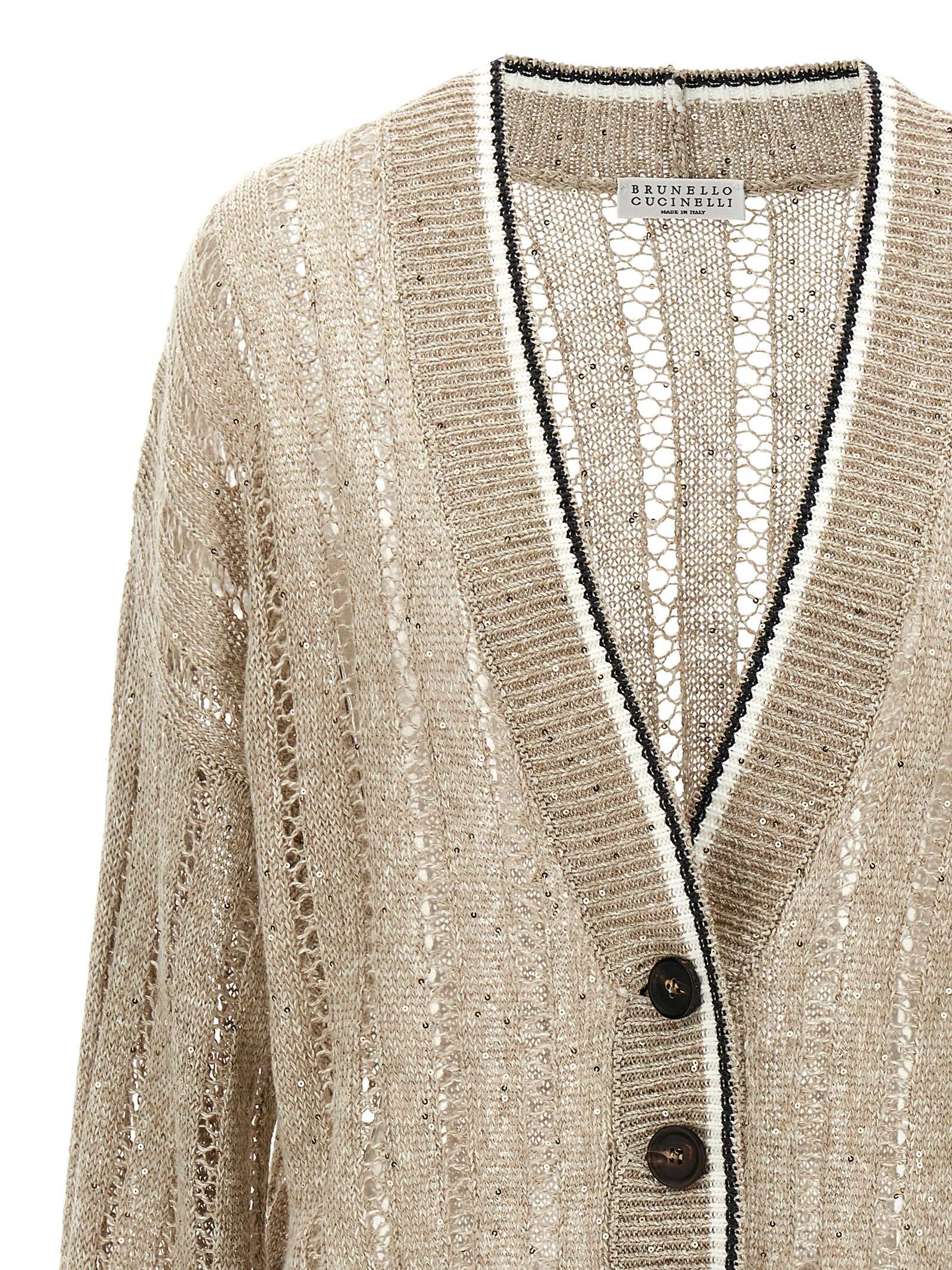 'Rustic Dazzling Net' cardigan MCO559416CJK08 (Brunello Cucinelli / ニット・セーター・カーディガン ) | Brunello Cucinelli (ブルネロ・クチネリ)(2)