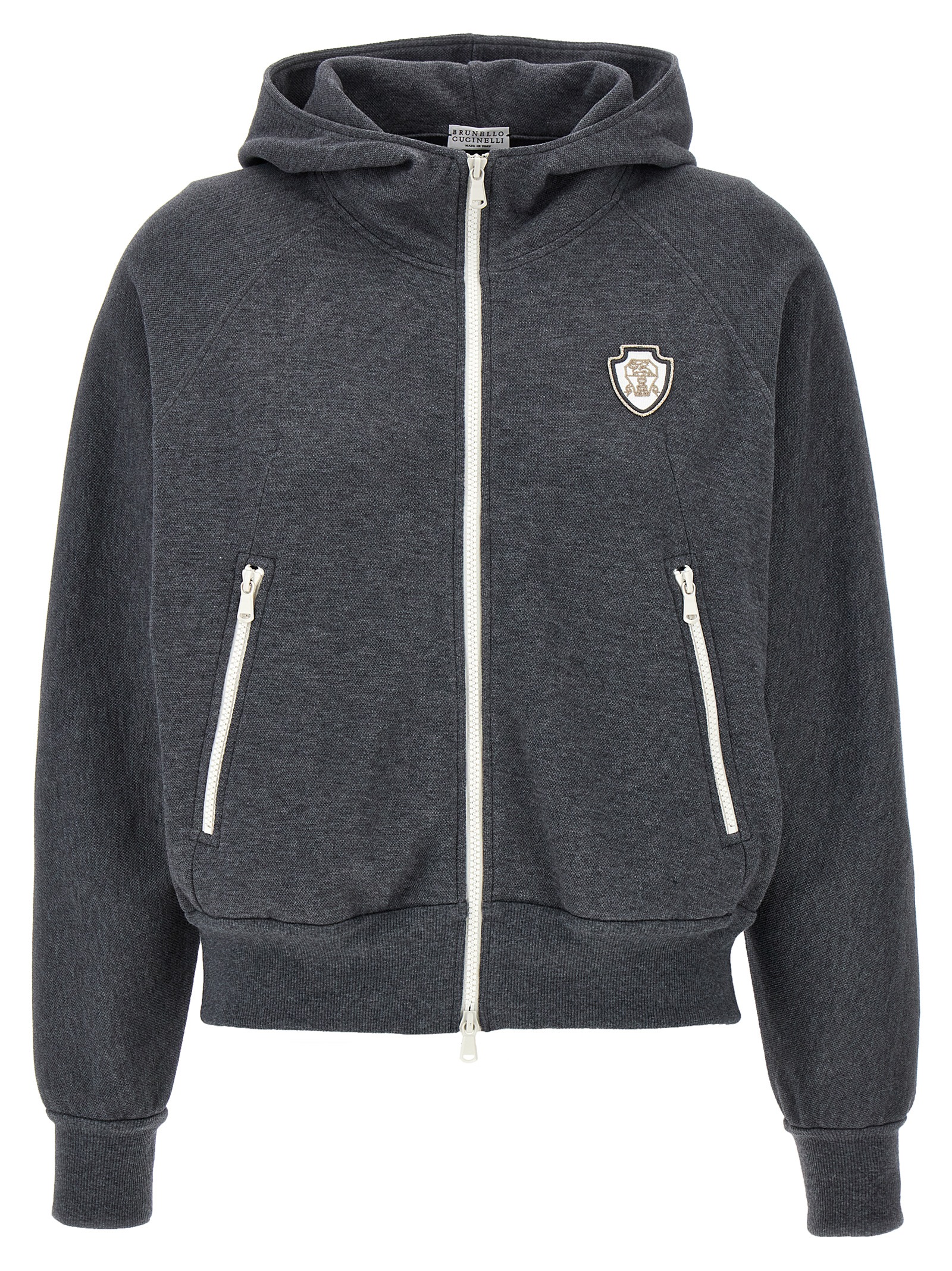 Logo hoodie MG927VD106C080 (Brunello Cucinelli / スウェット・フーディー ) | Brunello Cucinelli (ブルネロ・クチネリ)
