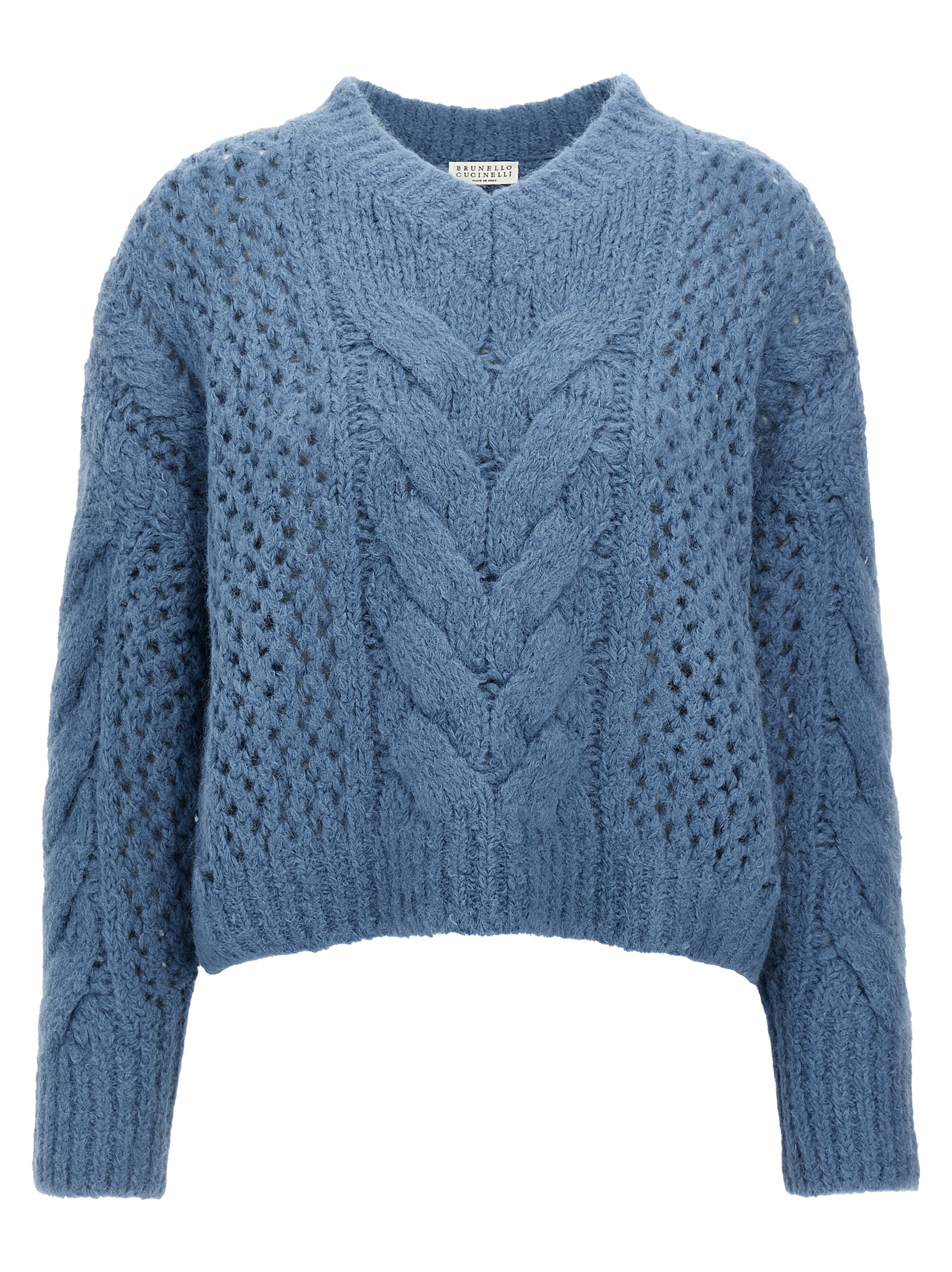 Worked sweater MDU336102C4143 (Brunello Cucinelli / ニット・セーター・カーディガン ) | Brunello Cucinelli (ブルネロ・クチネリ)