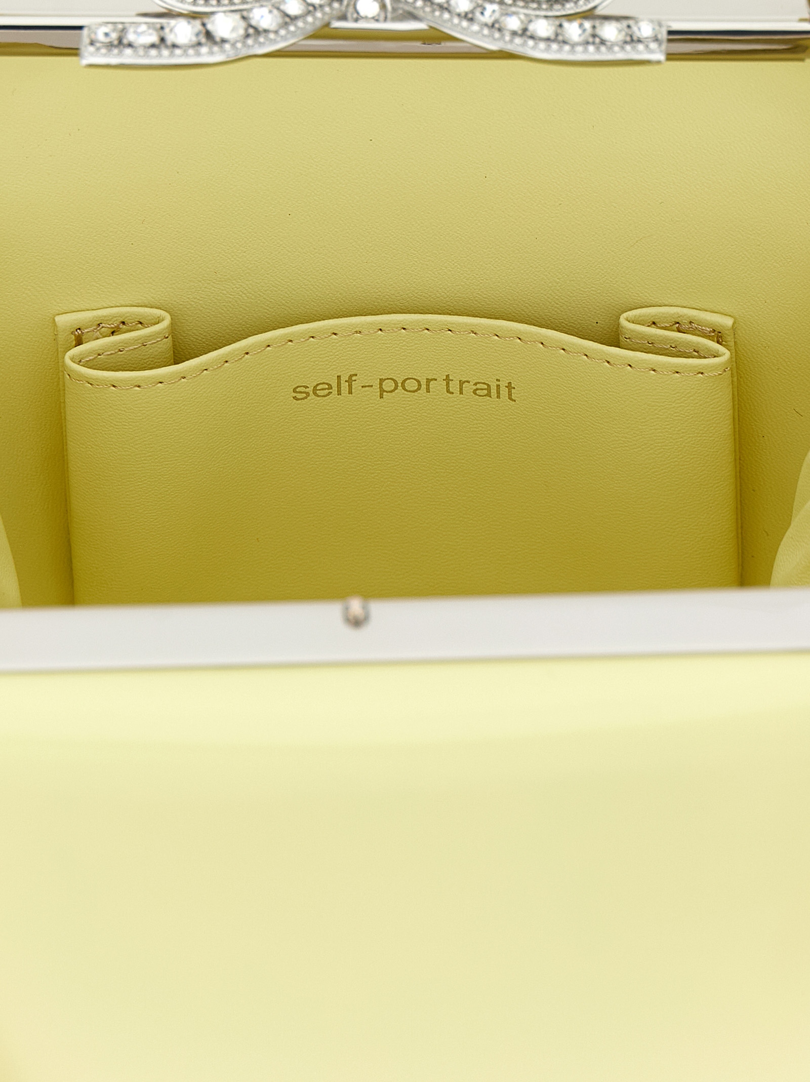 'Yellow leather bag' handbag PF25325YYELLOW (self-portrait / ハンドバッグ・ショルダーバッグ ) | self-portrait (セルフ・ポートレイト)(3)