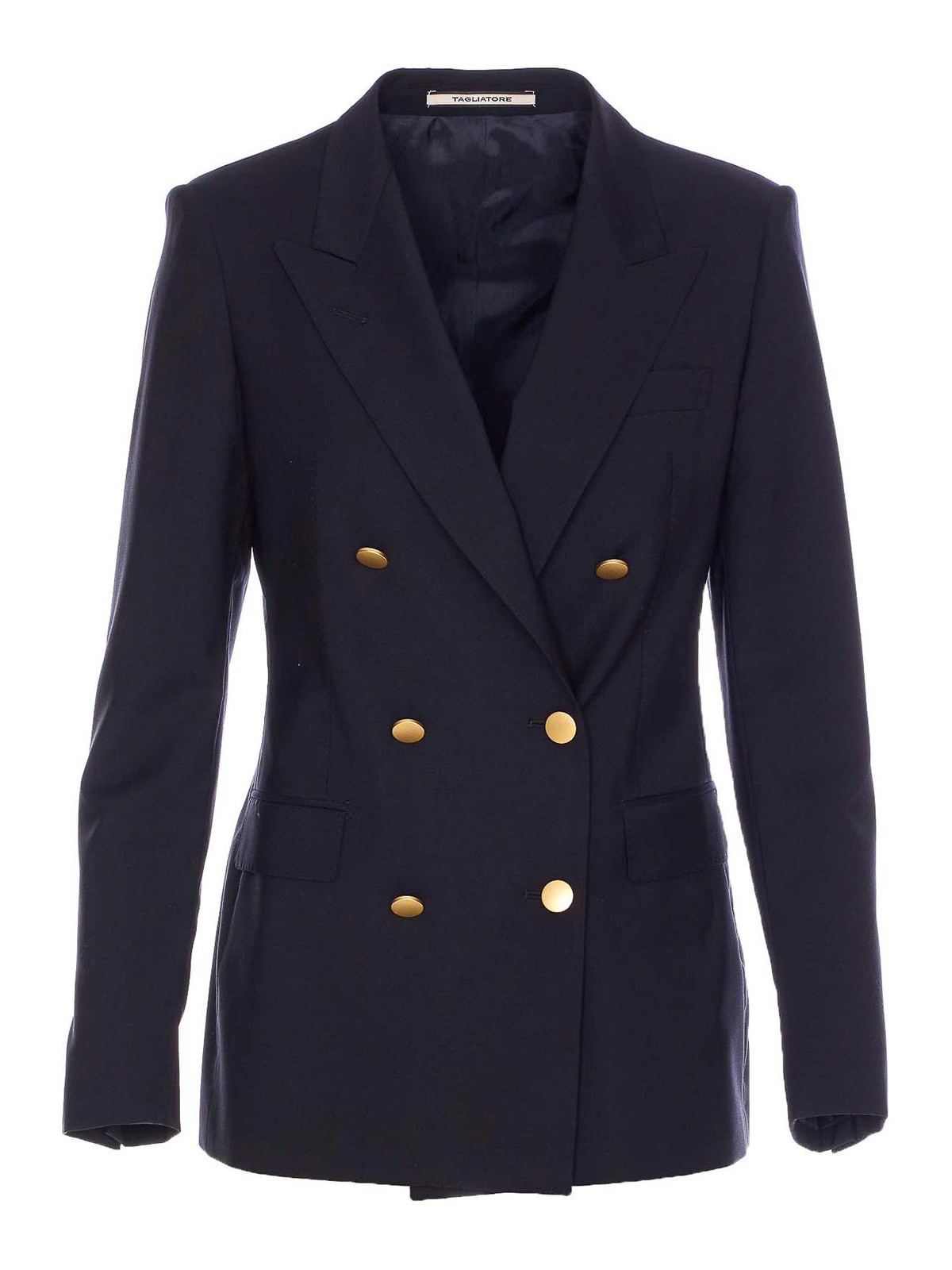 ジャケット TAGLIATORE PARIGI DOUBLE BREASTED BLAZER Jasmine Double-Breasted Bouclé Blazer by Tagliatore | Andrews